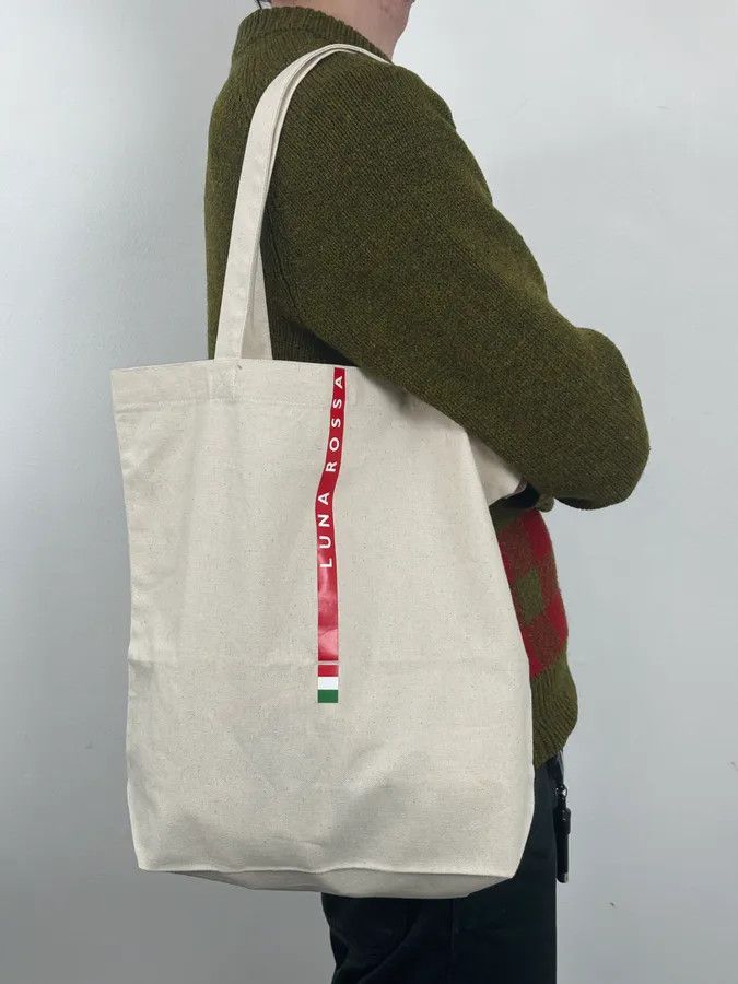 Prada 2000s Prada Luna Rossa Beige Canva Tote Bag Size ONE SIZE - 2 Thumbnail