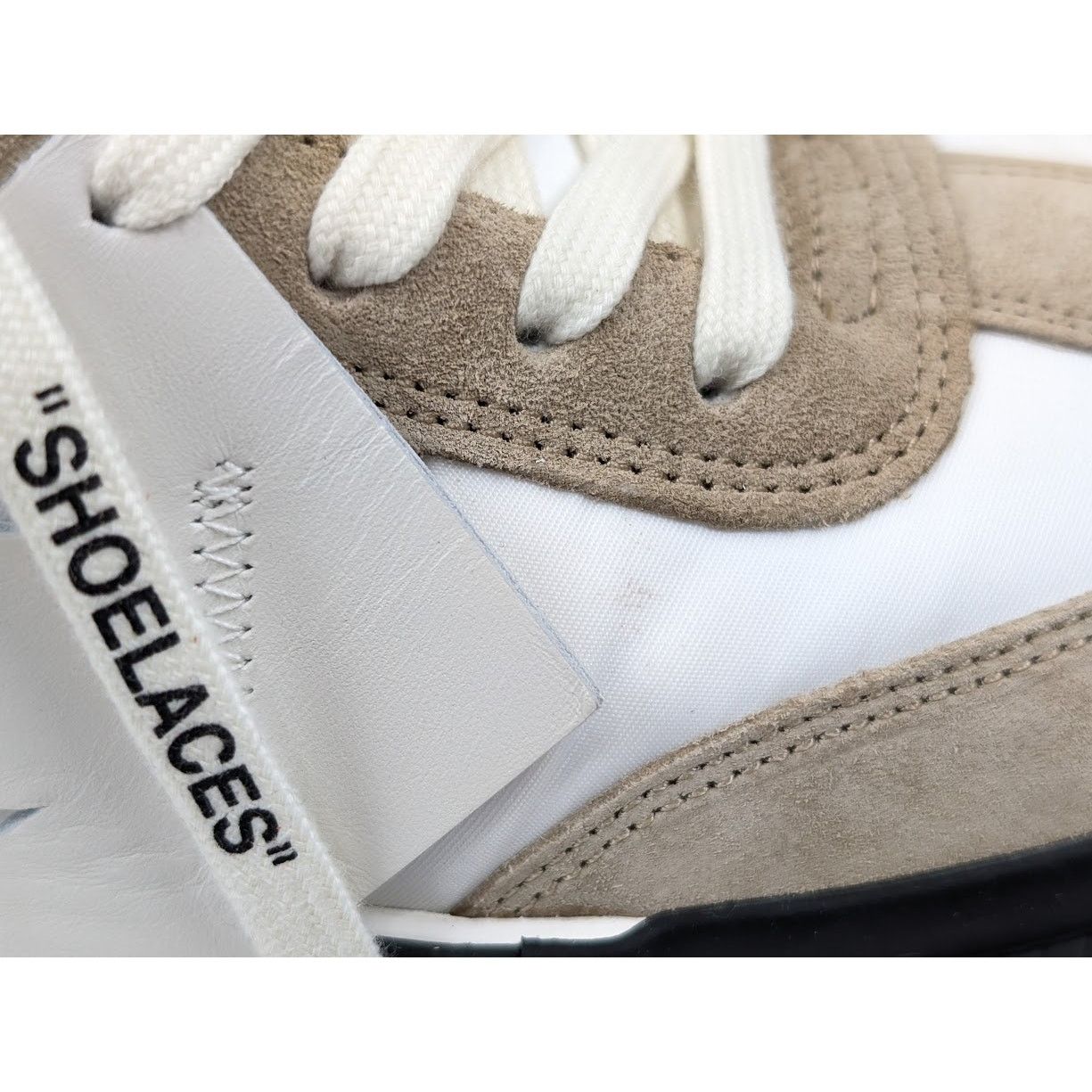 Off-White o1rshd1 New Low Vulcanized Sneakers in White/Beige Size US 8 / EU 41 - 6 Thumbnail