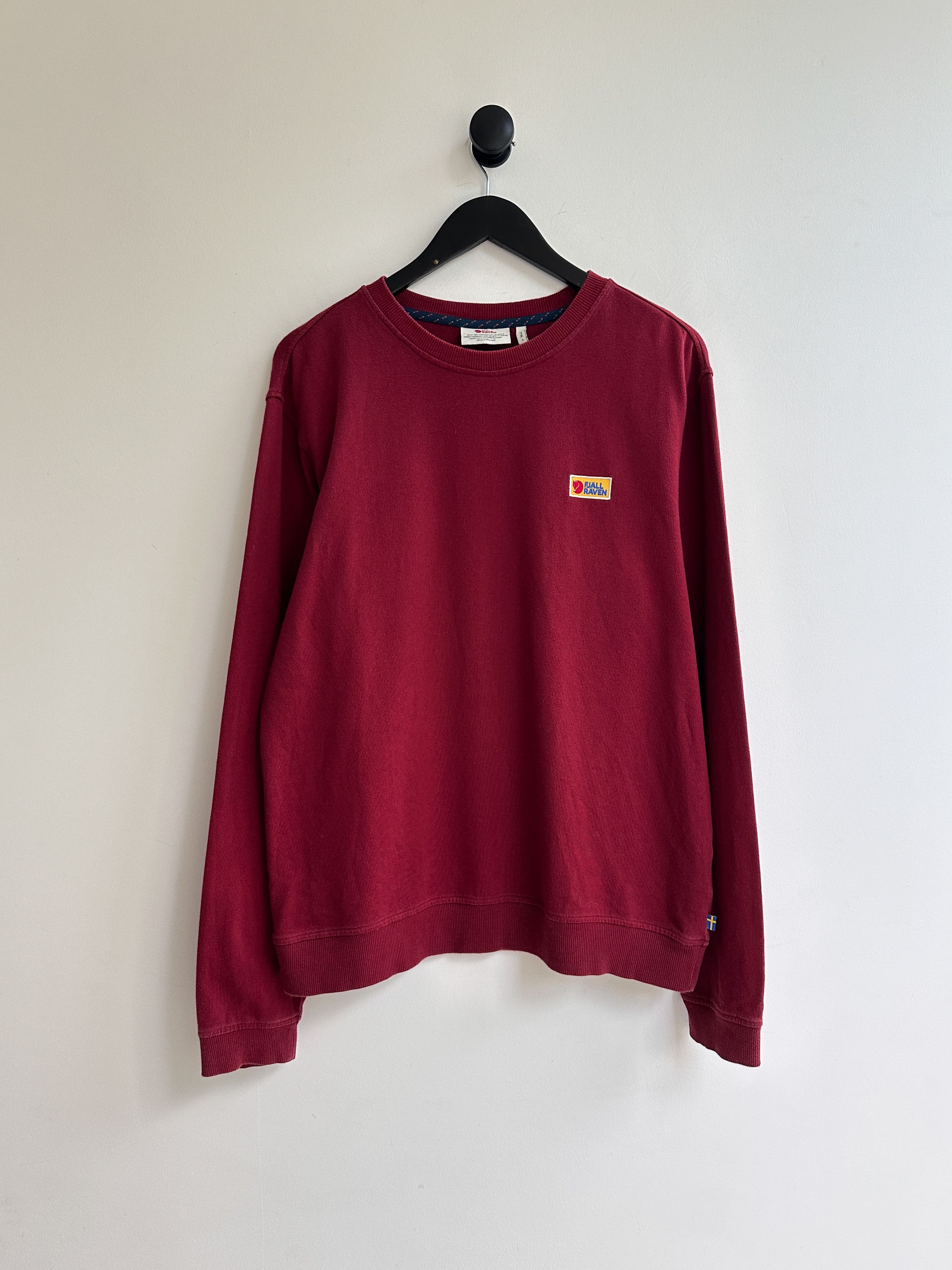Fjallraven Fjallraven Vardag Red Sweatshirt Size US L / EU 52-54 / 3 - 1 Thumbnail