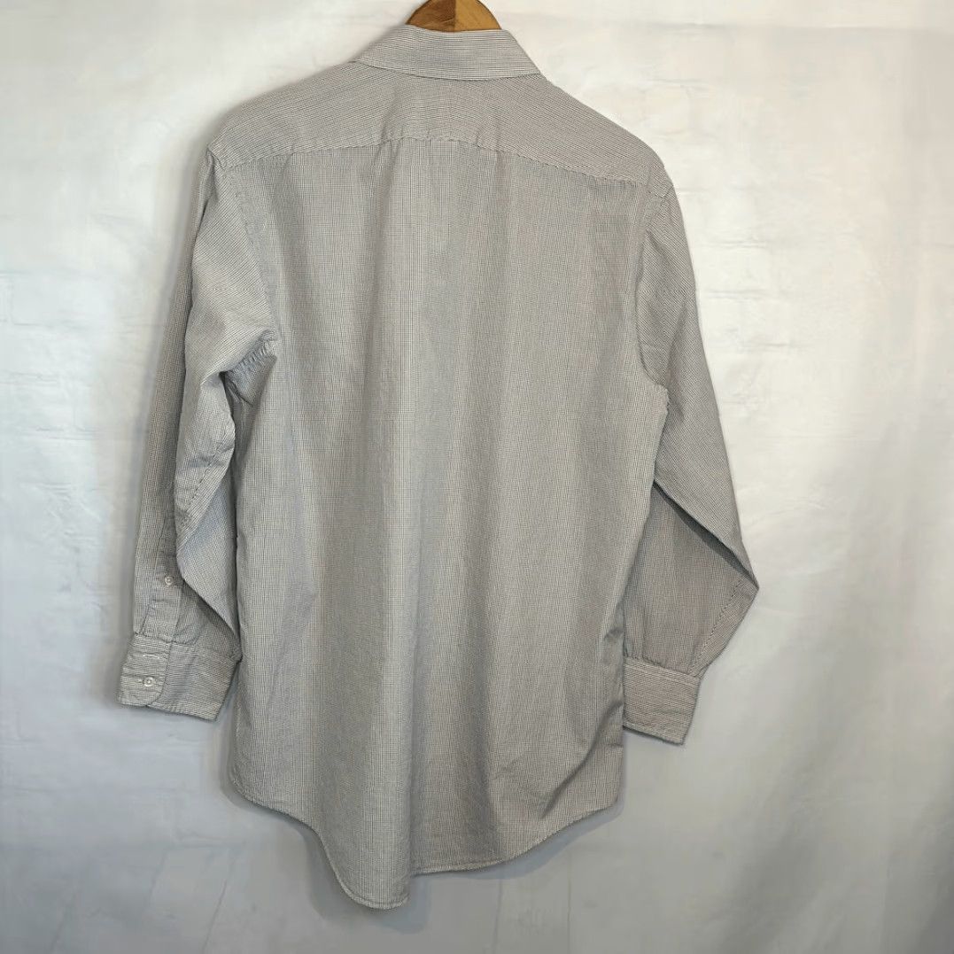 Brooks Brothers Brooks Brothers Dress Shirt Multicolor Checkered Woven Cotton Italy 16 32 Mens Shirt Size 42R - 3 Thumbnail