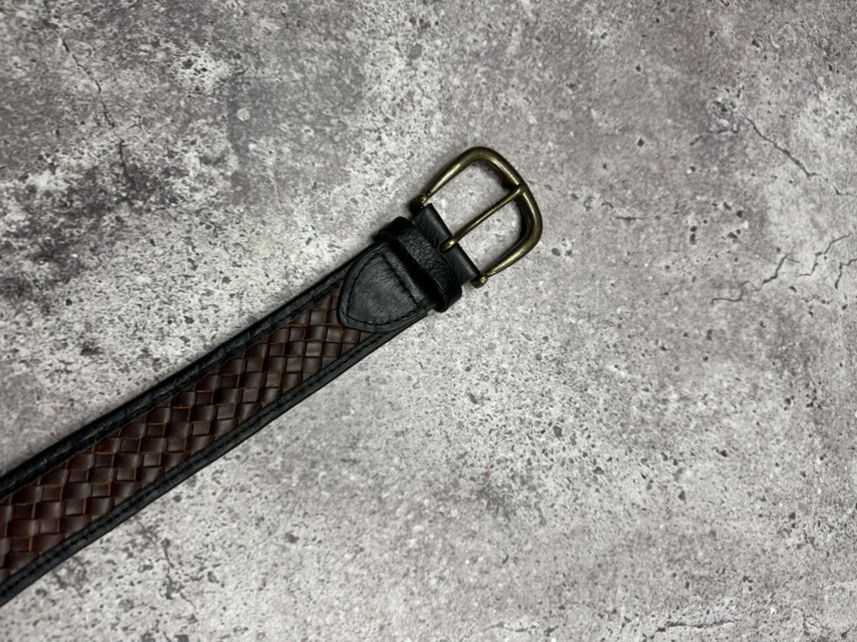 Japanese Brand 00’s NUMBER NINE BRAIDED JAPAN LEATHER Y2K BELT VINTAGE Size ONE SIZE - 8 Thumbnail