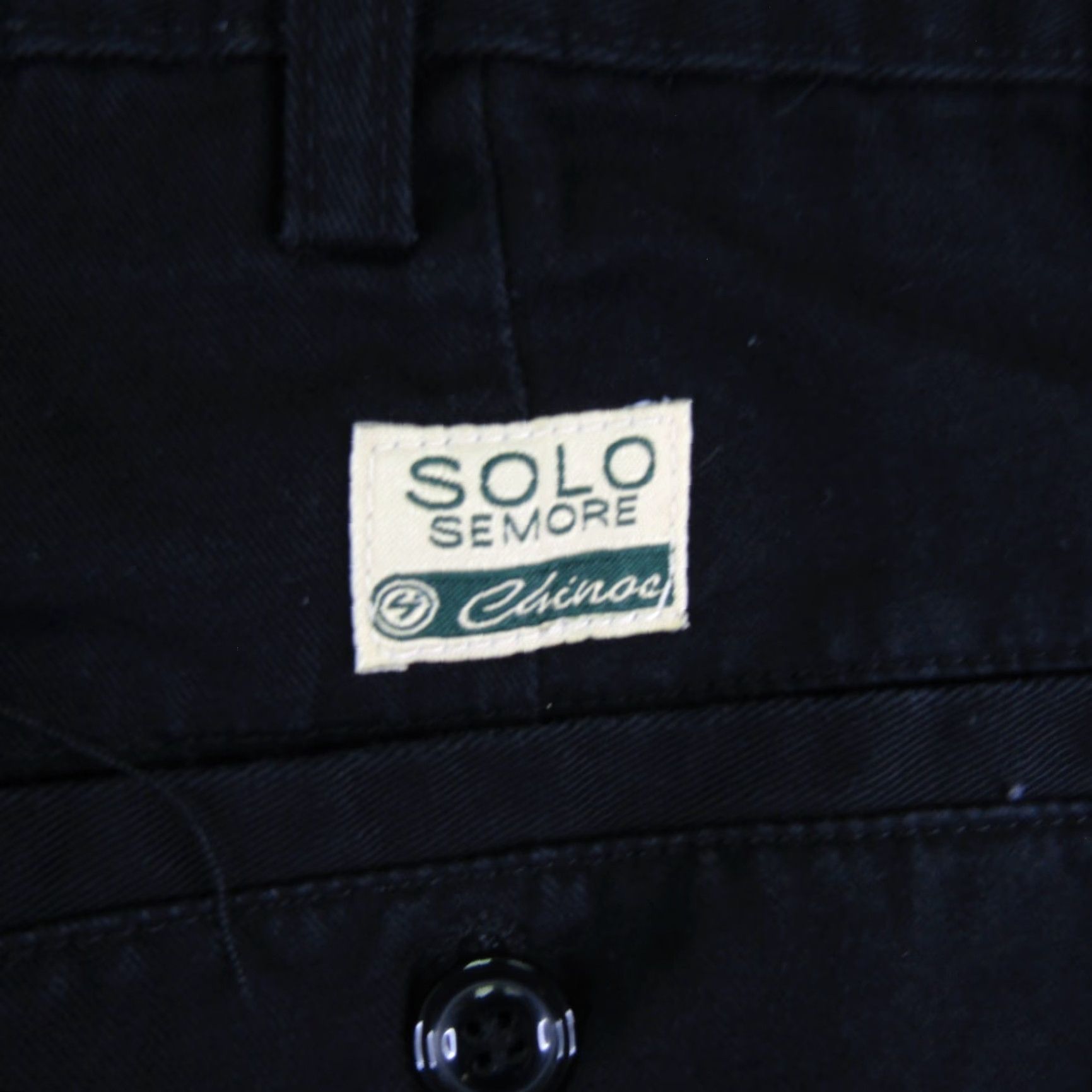 Vintage VINTAGE Solo Semore Pants Mens 38 Adult Black Chino 90s Grunge Y2K Casual Regular Fit Size US 36 / EU 52 - 7 Thumbnail