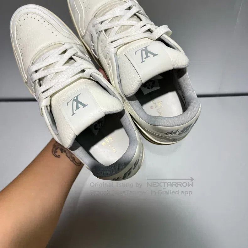 Louis Vuitton Louis Vuitton Trainer white cement board shoes Size US 8.5 / EU 41-42 - 9 Thumbnail