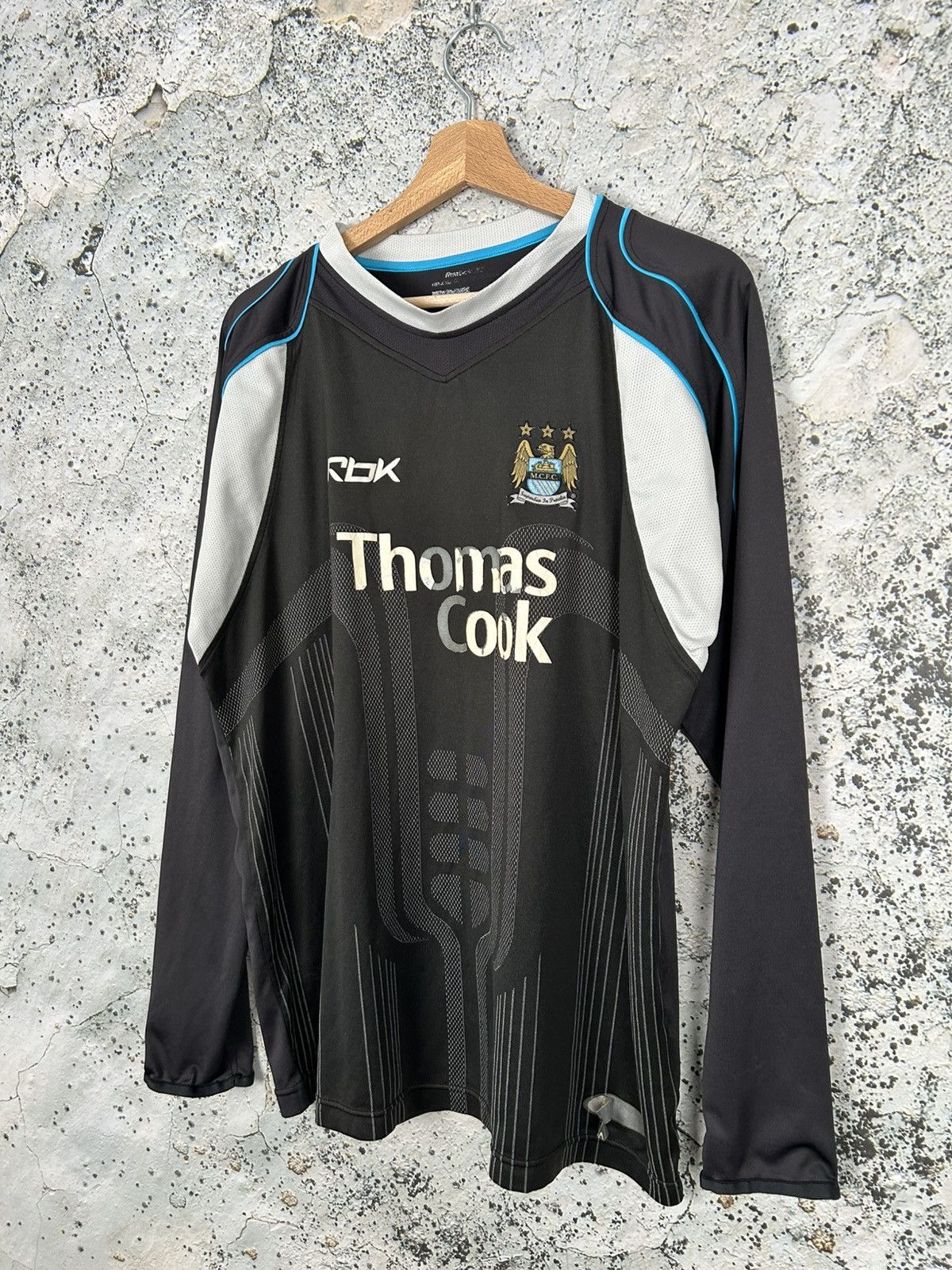 Reebok Vintage Reebok Manchester City Soccer Jersey Football Rare Size US XL / EU 56 / 4 - 2 Thumbnail