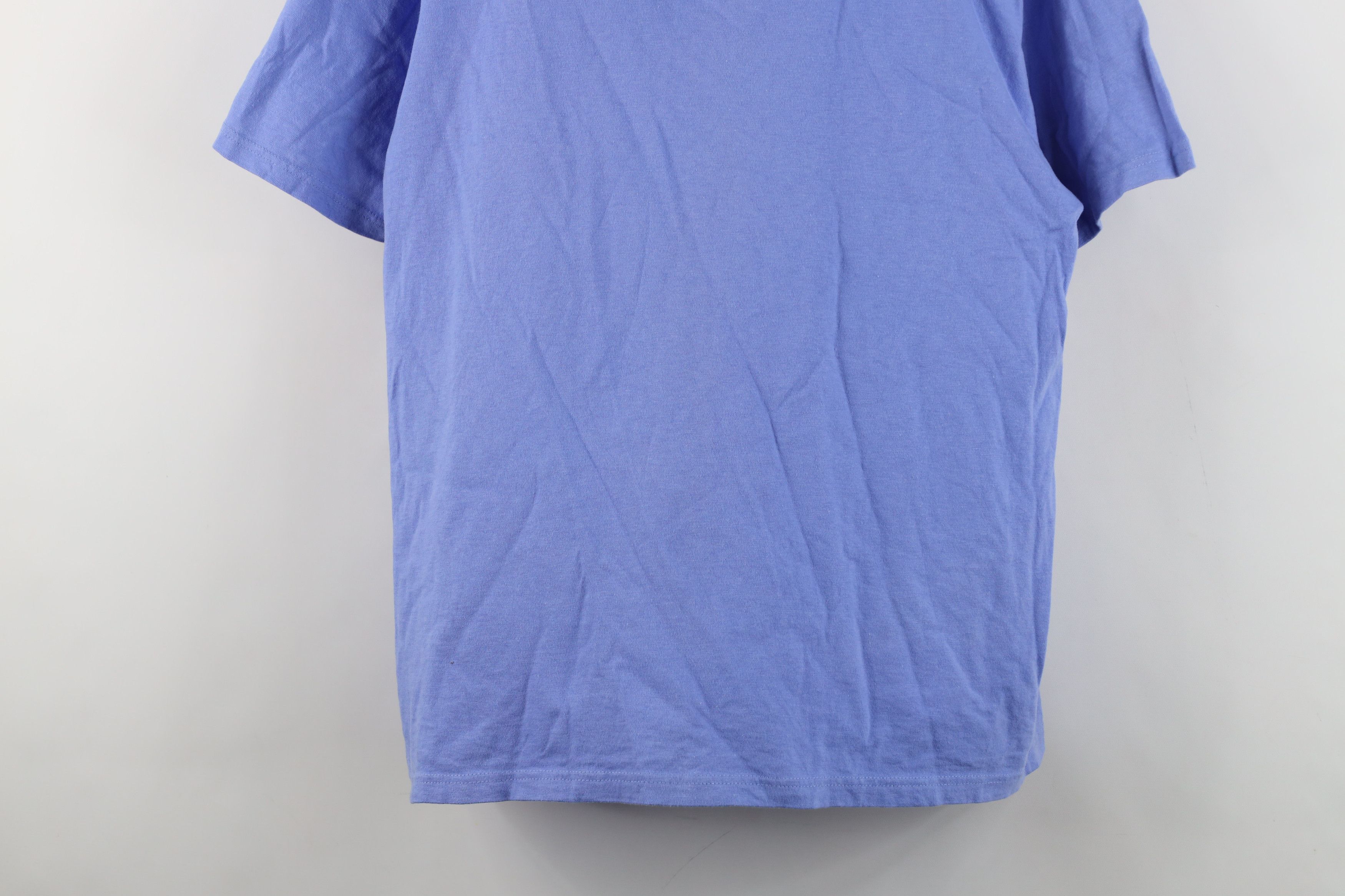 Nike Vintage 90s Y2K Nike Scott Mini Swoosh T-Shirt Periwinkle Size XL / US 12-14 / IT 48-50 - 3 Thumbnail
