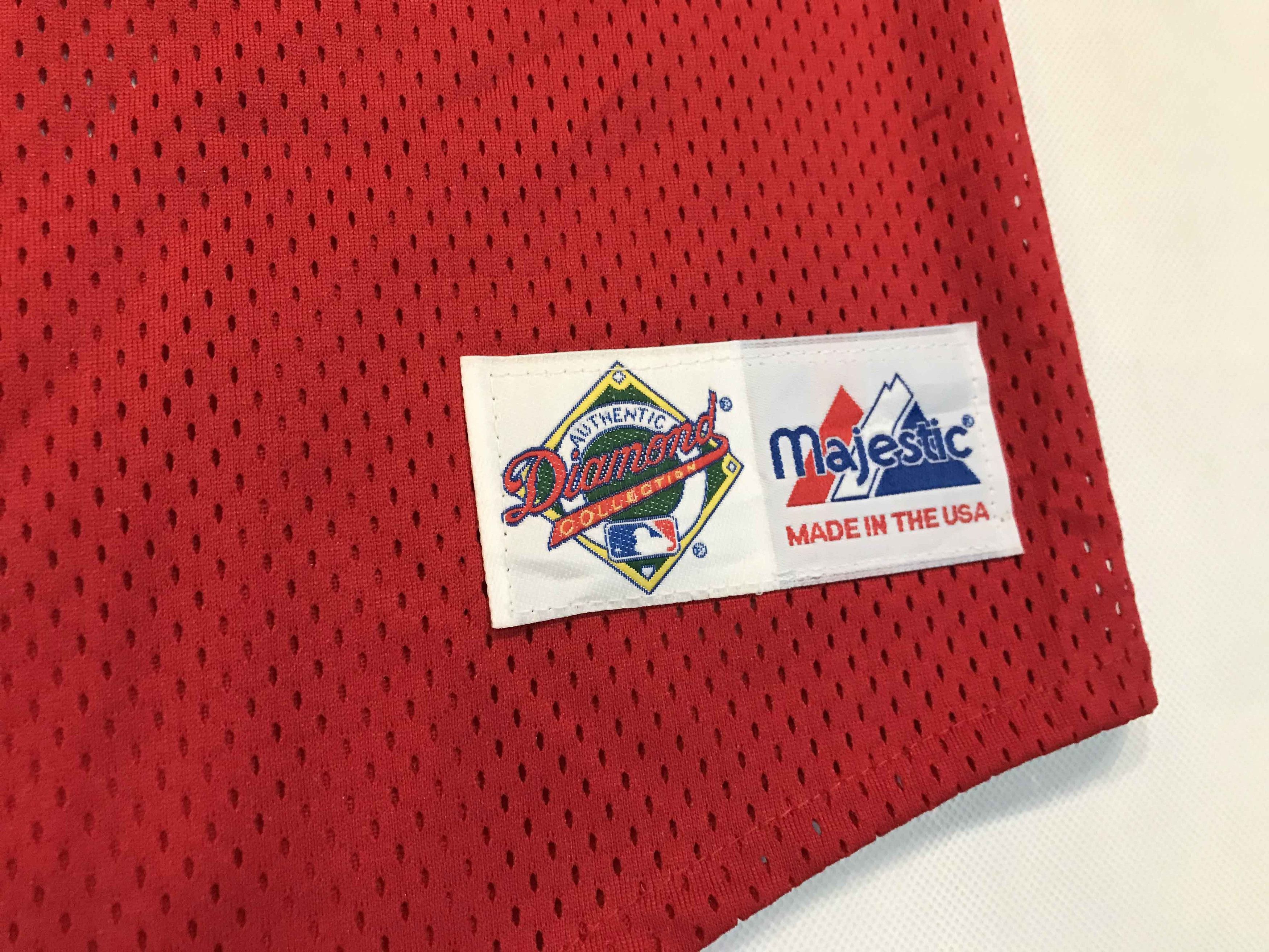 MLB × Majestic × Vintage Majestic Diamond MLB St. Louis Cardinals MCGWIRE #25 Jersey Size US XXL / EU 58 / 5 - 4 Thumbnail