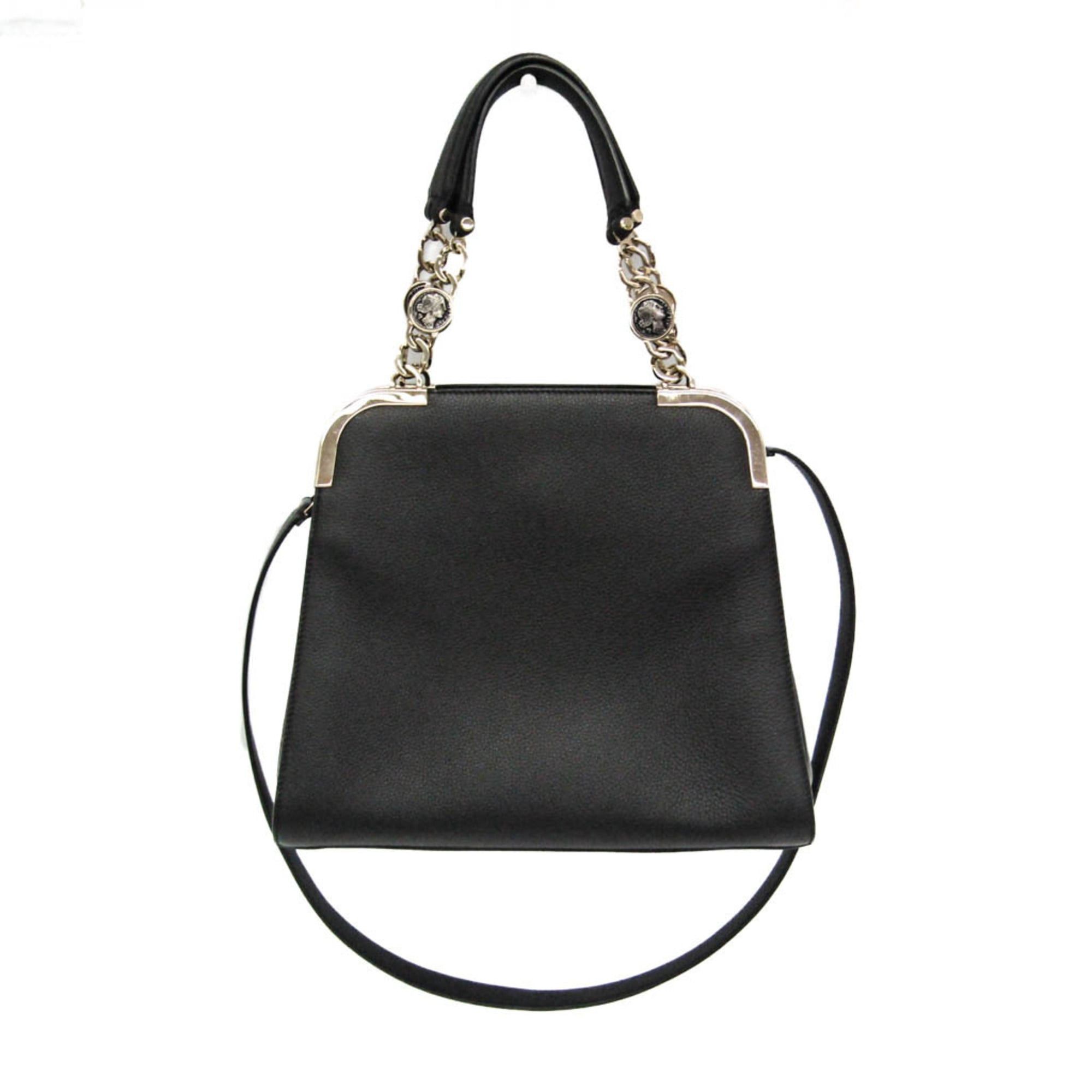 Bvlgari Bvlgari Monete Women's Leather Handbag,Shoulder Bag Black Size ONE SIZE - 1 Thumbnail