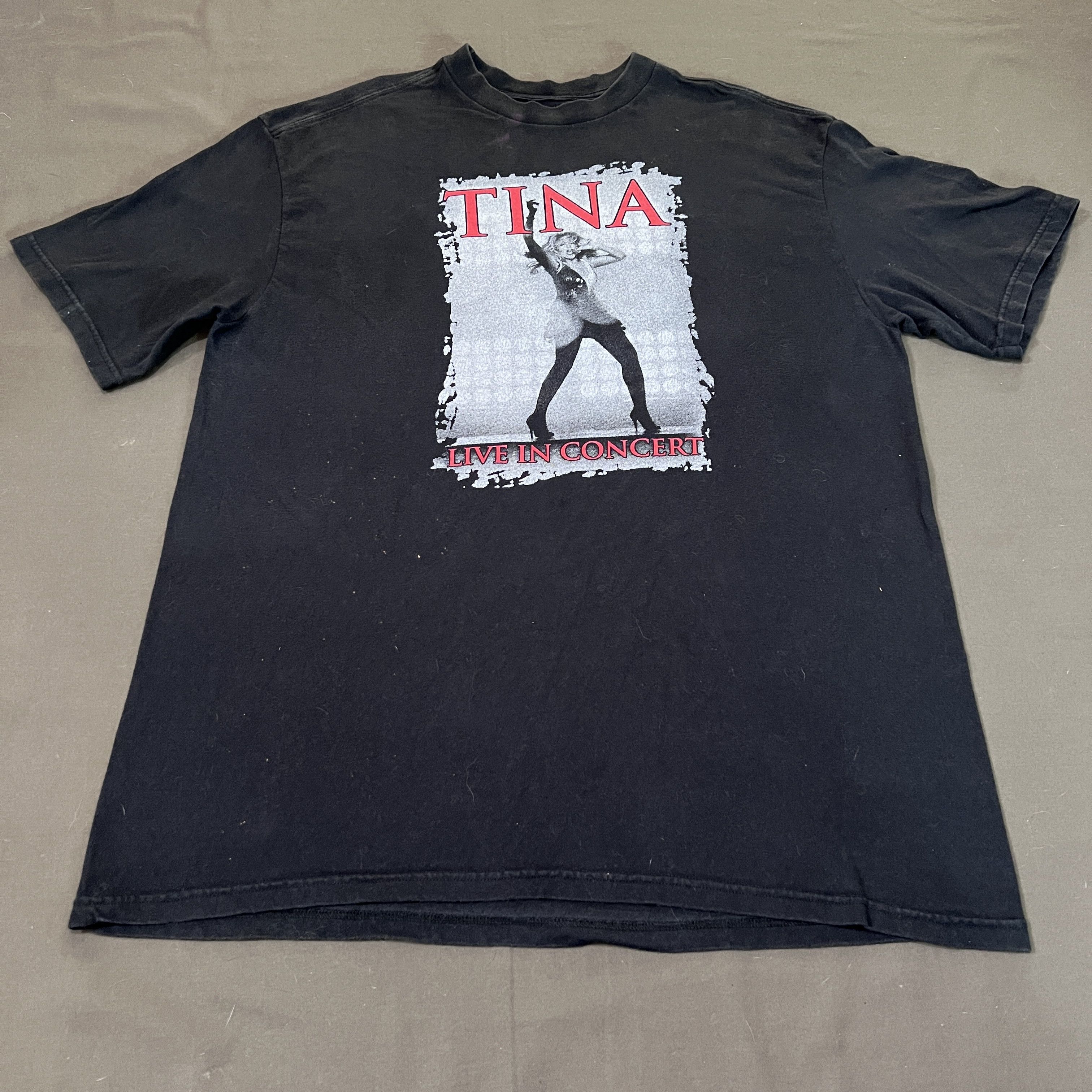 Band Tees × Rap Tees × Vintage Vintage Y2K 2008 Tina Turner Tour Tee Size US L / EU 52-54 / 3 - 4 Thumbnail
