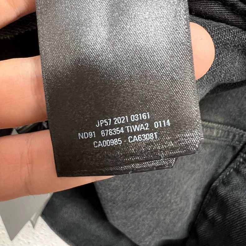 Balenciaga Balenciaga Black Denim Jacket with Logo Size US S / EU 44-46 / 1 - 7 Thumbnail