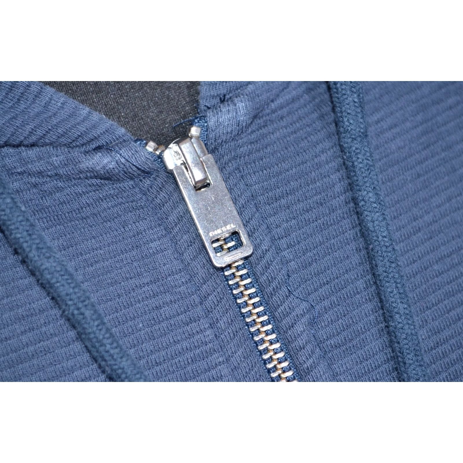 Diesel DIESEL Hoodie Full Zip Jumper Cotton Slim L Men Grey Logo Hoodie Mens Slim Fit Full Zip Hoodie Size US L / EU 52-54 / 3 - 5 Thumbnail