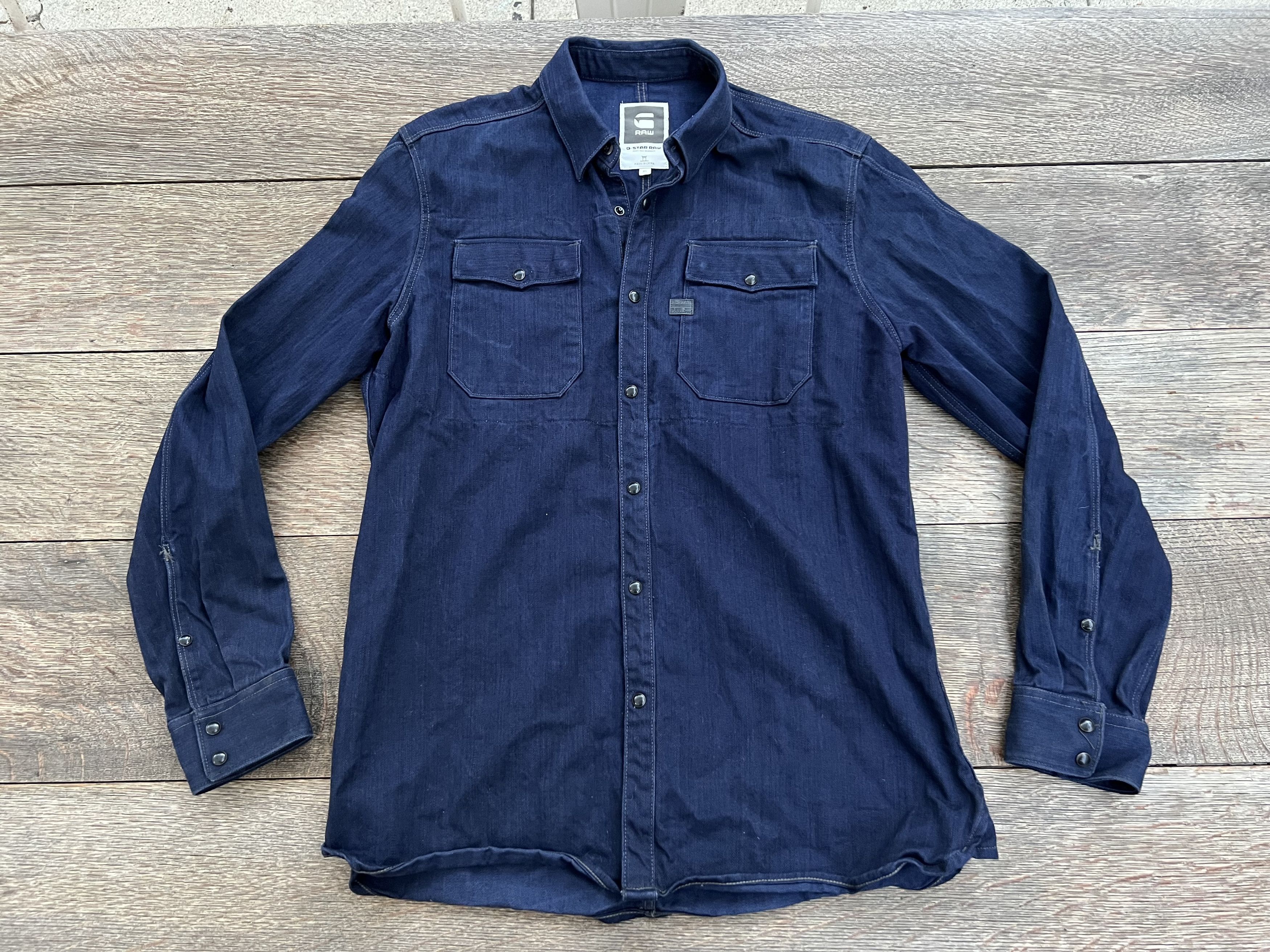 G-Star Denim shirt Size US XL / EU 56 / 4 - 2 Thumbnail