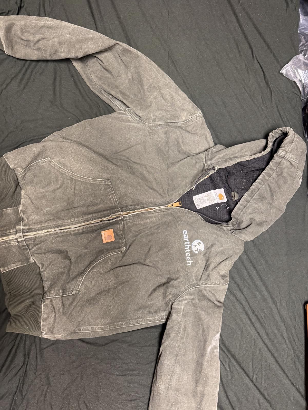 Carhartt Carhart hooded jacket green medium Size US M / EU 48-50 / 2 - 1 Thumbnail