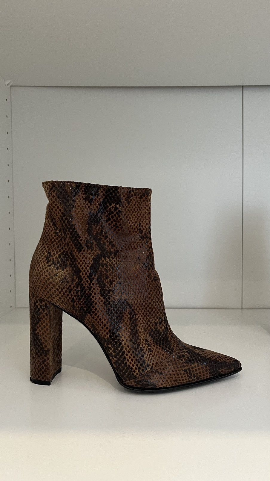 Le Silla Chic snake skin effect Le Silla ankle boots Size US 9 / IT 39 - 1 Thumbnail