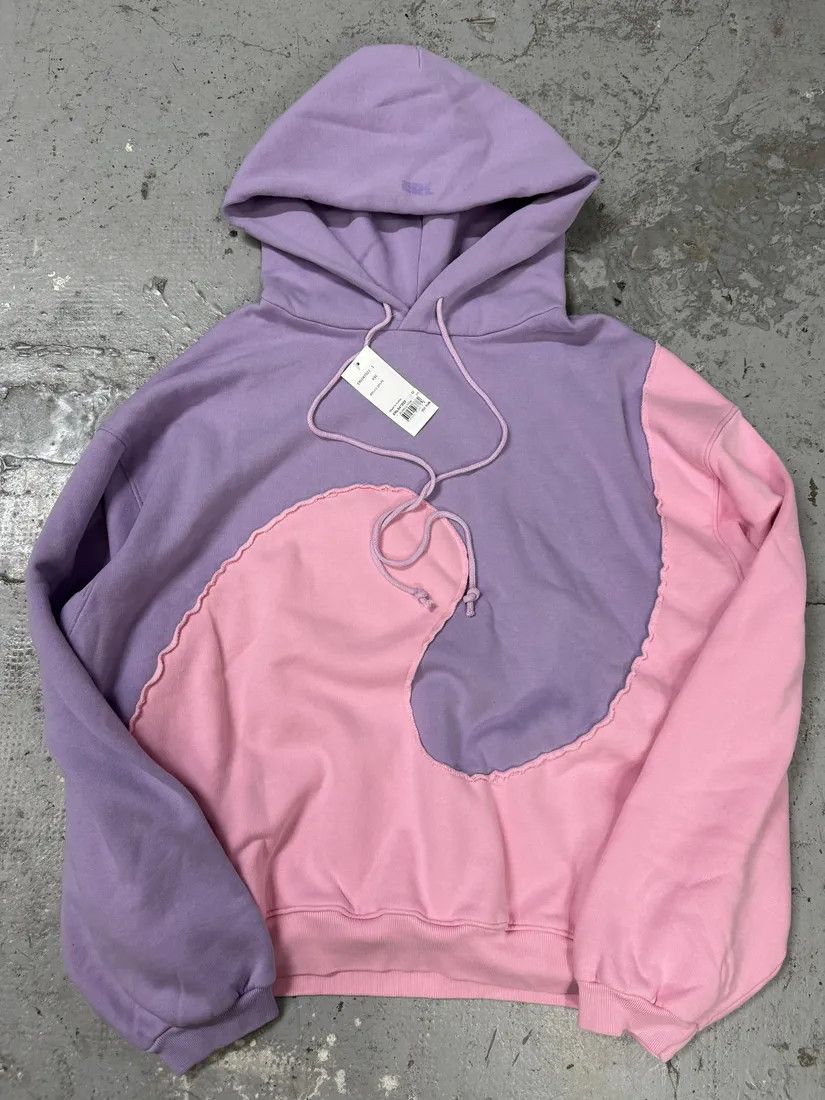 ERL × Vintage ERL Wave Purple Cozy Knit Hoodie Size US XL / EU 56 / 4 - 3 Thumbnail