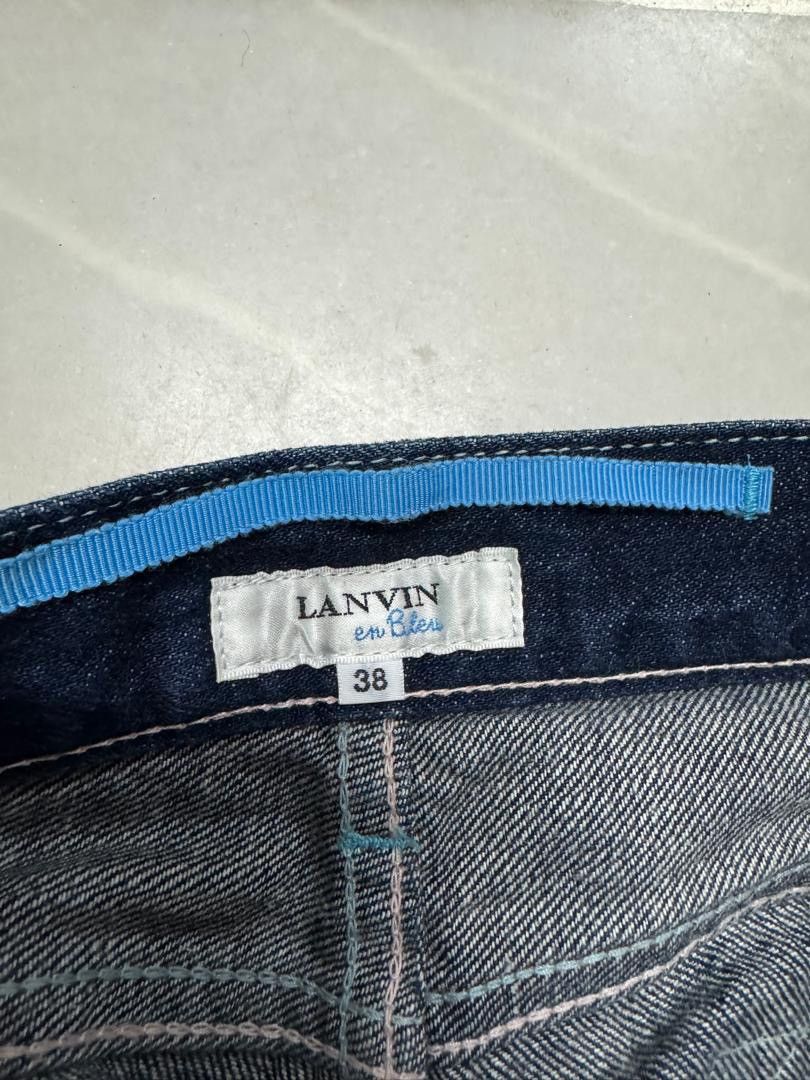 Lanvin 💥SELVEDGE💥LANVIN EN BLEU SELVEDGE DENIM BLUE JEANS INDIGO Size US 29 - 7 Thumbnail