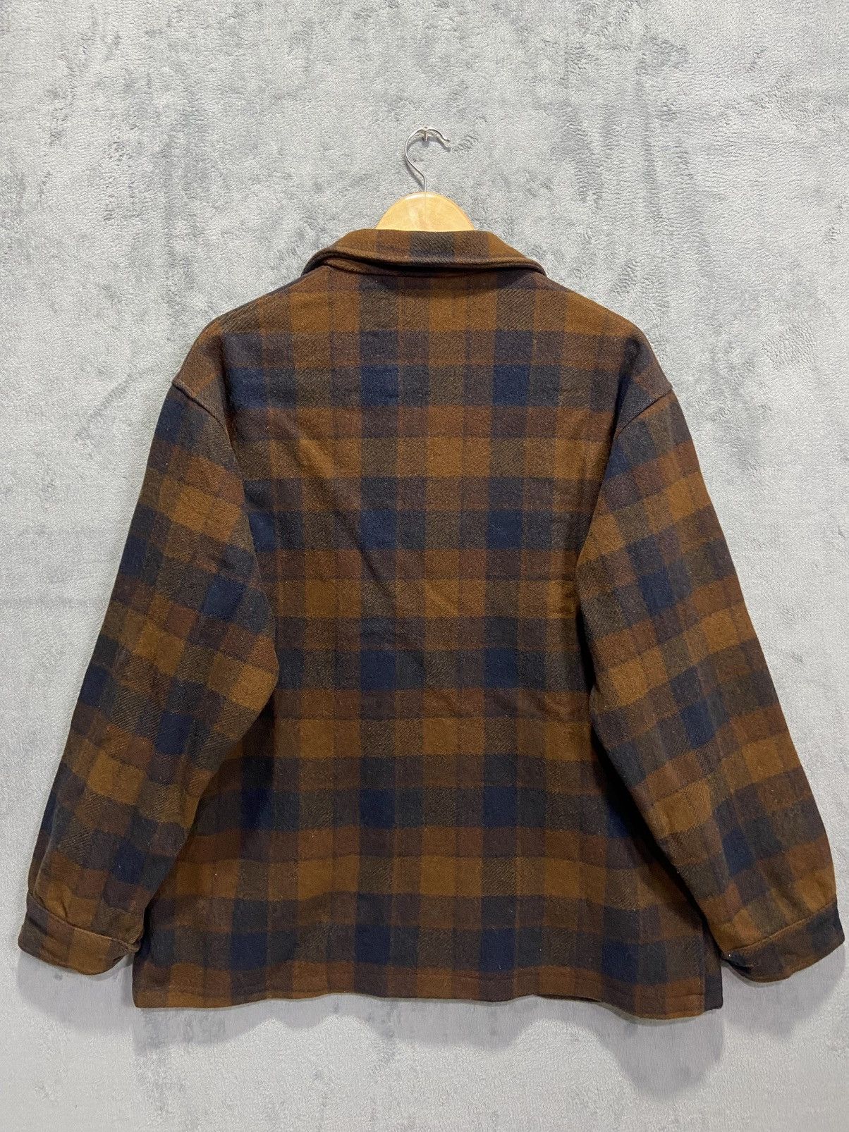 Pendleton Vintage 90’s Pendleton Virgin Wool Plaid Jacket Size US L / EU 52-54 / 3 - 2 Thumbnail