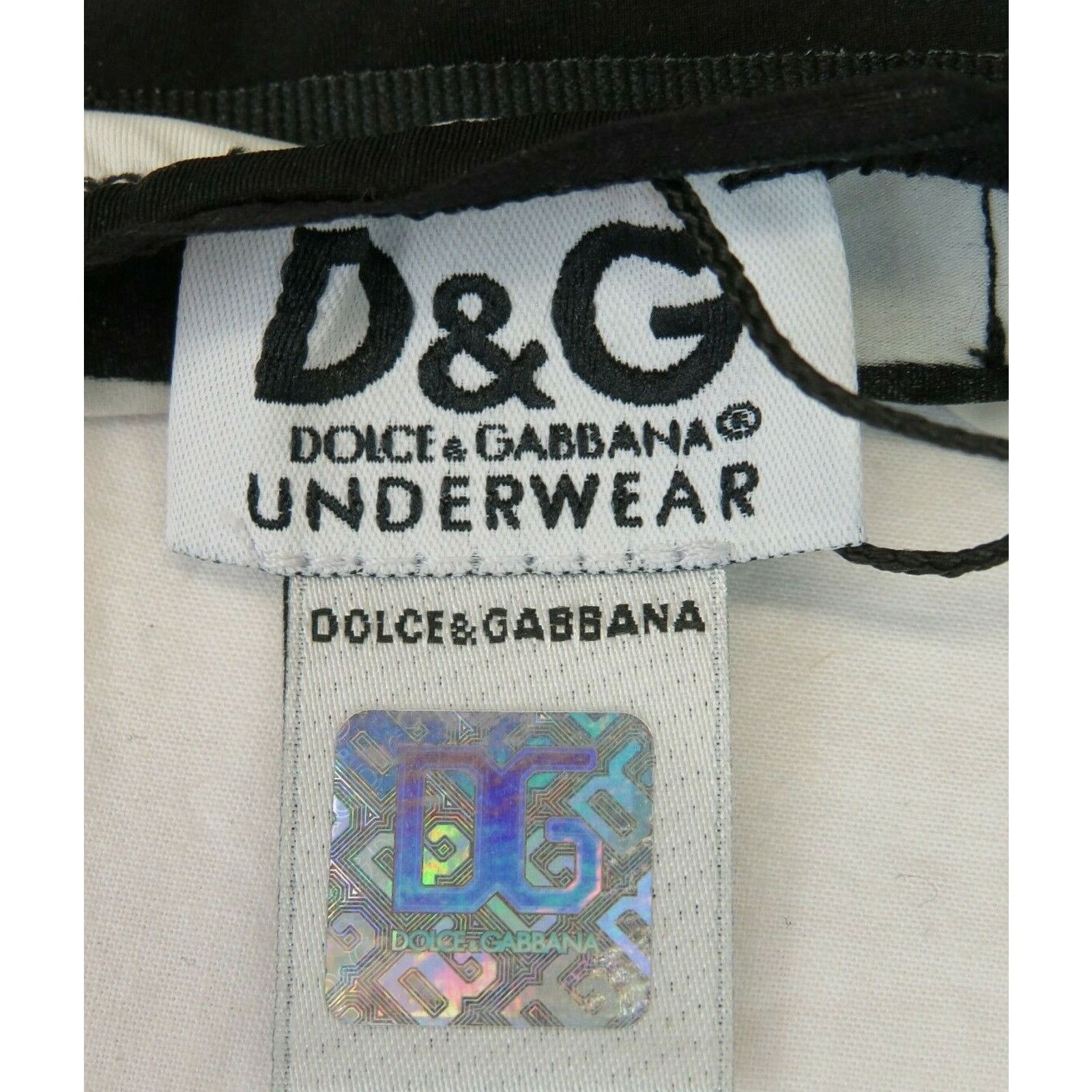 Dolce & Gabbana DOLCE GABBANA BLACK WHITE ZEBRA LOGO BRA STRETCH TANK TOP S Size S / US 4 / IT 40 - 9 Thumbnail