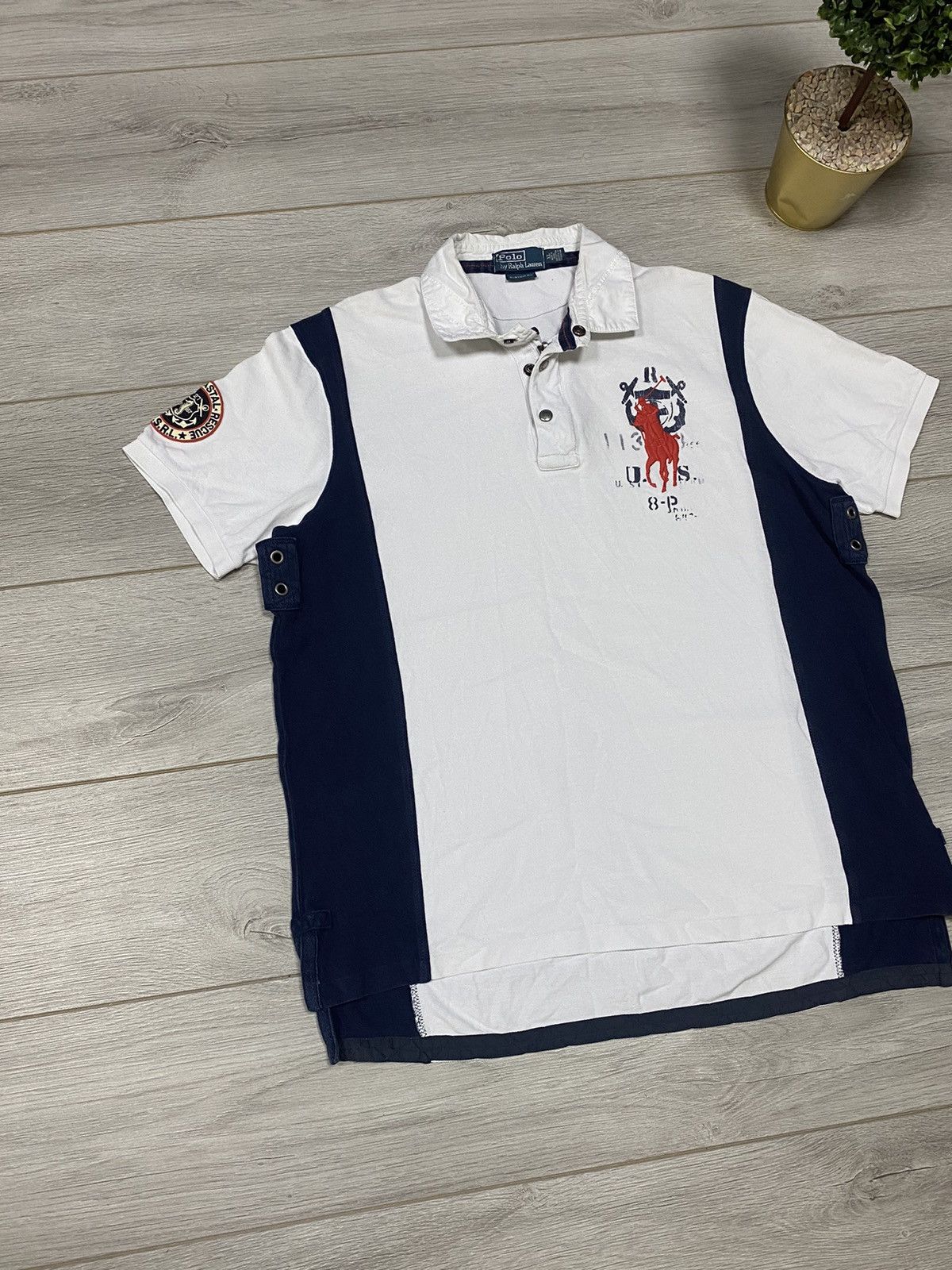 Polo Ralph Lauren Polo Ralph Rescue 🛟 Patrol USRL vintage embro logo shirt Size US XL / EU 56 / 4 - 5 Thumbnail