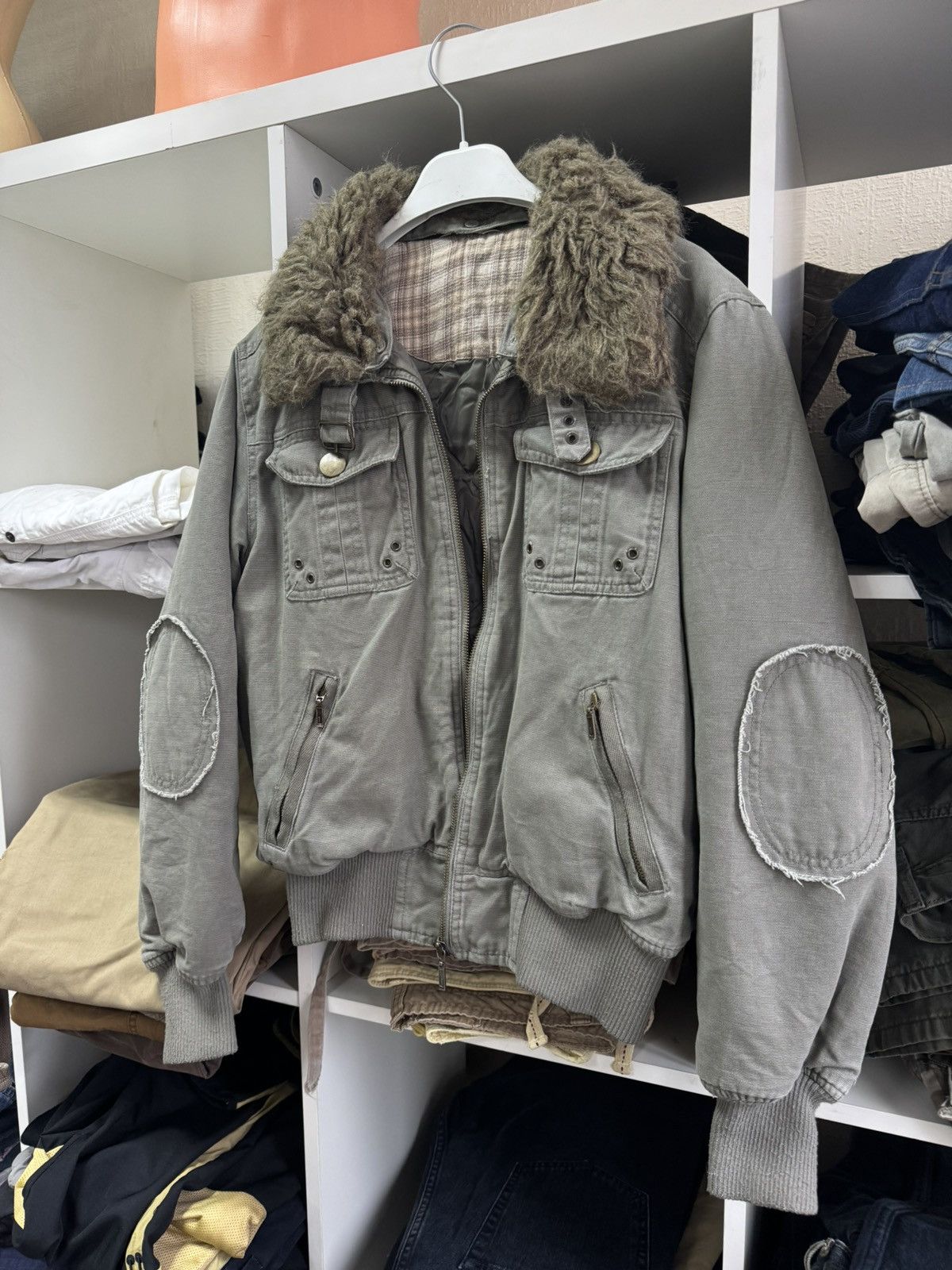 If Six Was Nine Vintage Japanese Stoned Cotton LGB Style Bomber Jacket Size US S / EU 44-46 / 1 - 5 Thumbnail