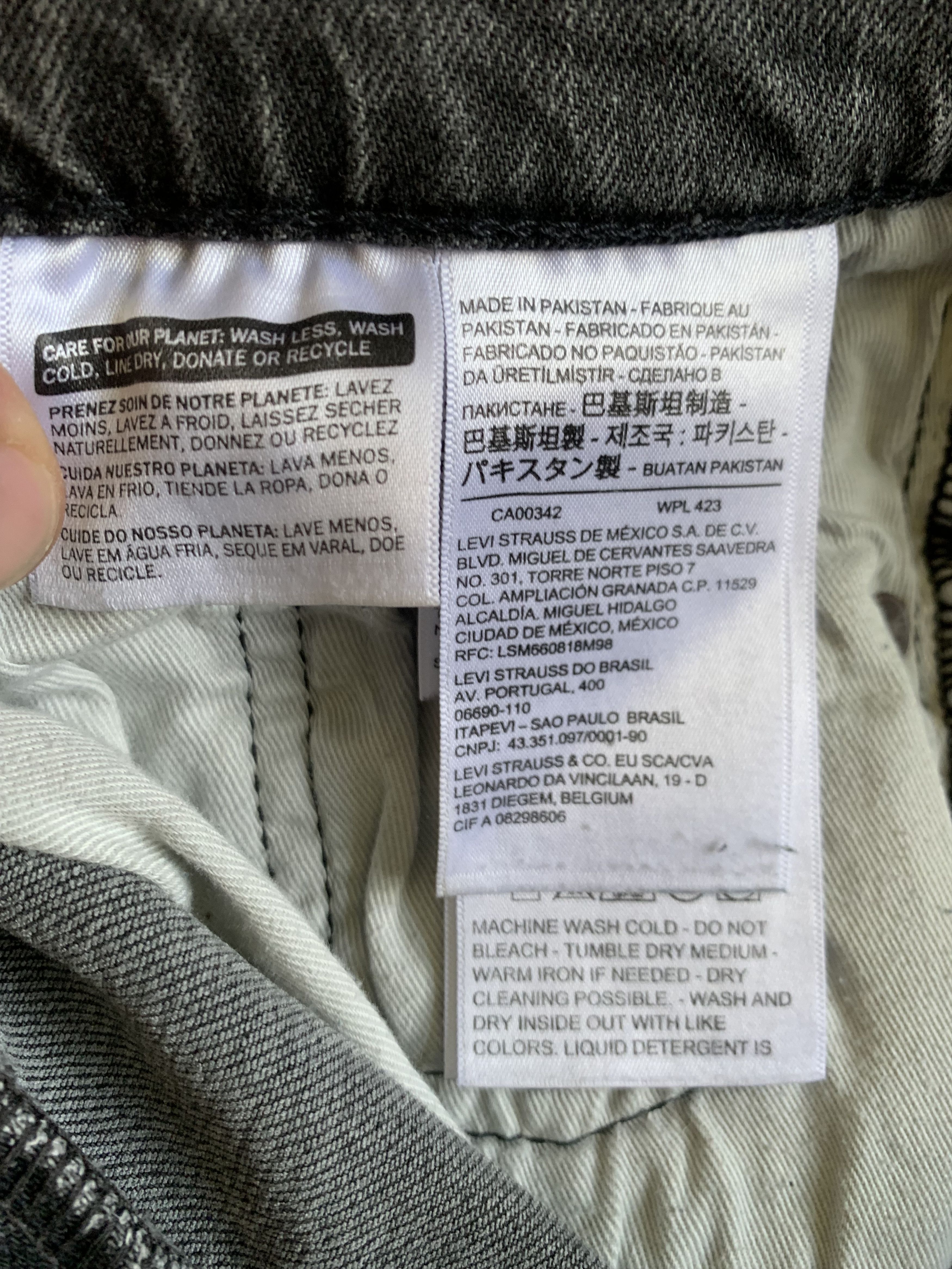 Levi's Levis 511 Premium Gray Stretch Jeans Size US 29 - 9 Thumbnail