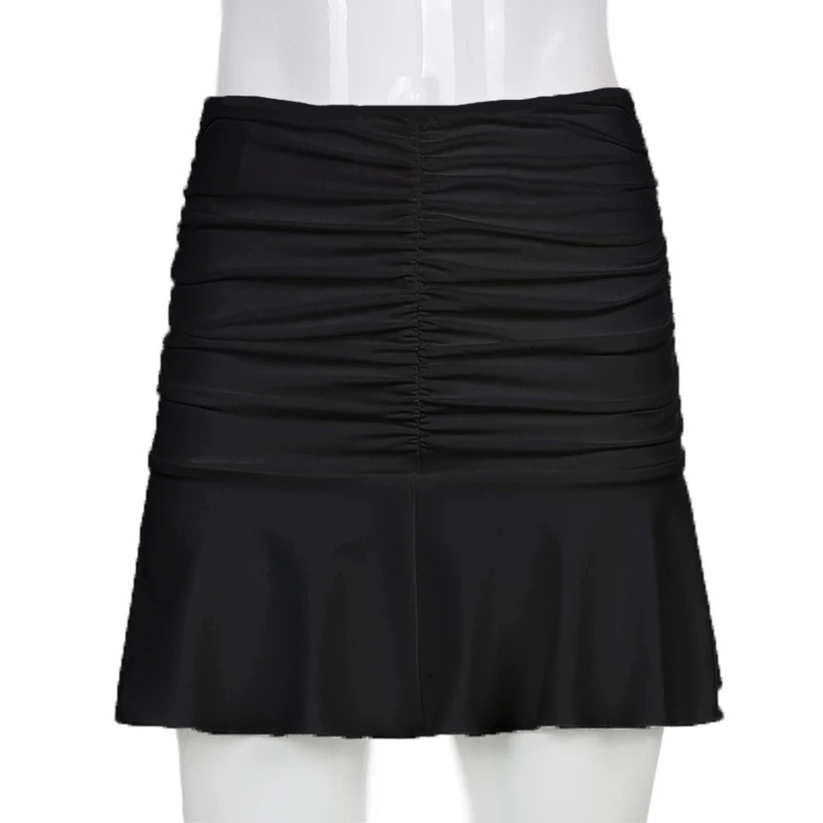 The Unbranded Brand Mini Skirt Ladies Fashion Y2K Summer Beachwear White Size 32" / US 10 / IT 46 - 1 Thumbnail