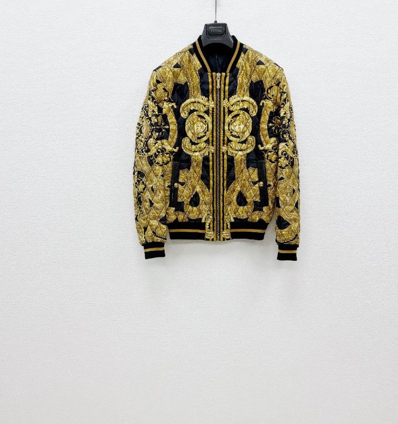 Versace Versace Mulberry silk cotton jacket Size US XS / EU 42 / 0 - 1 Thumbnail