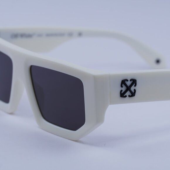 Off-White Off-White OERI13F VANCOUVER 0107 Sunglasses White Geometric Size ONE SIZE - 2 Thumbnail