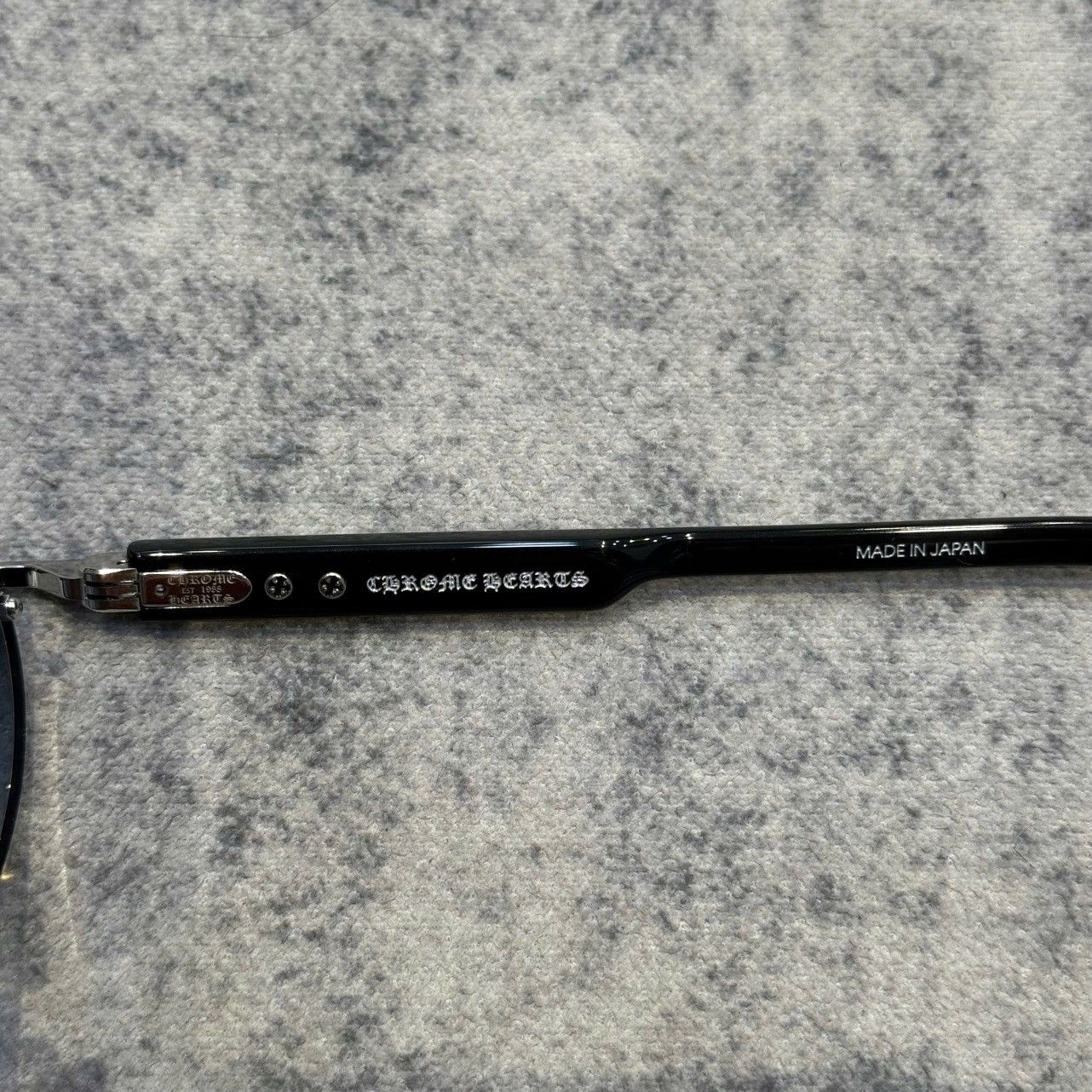 Chrome Hearts CHROME HEARTS DEEP III SHINY SILVER/BLACK-PLASTIC-SUN Size ONE SIZE - 5 Thumbnail