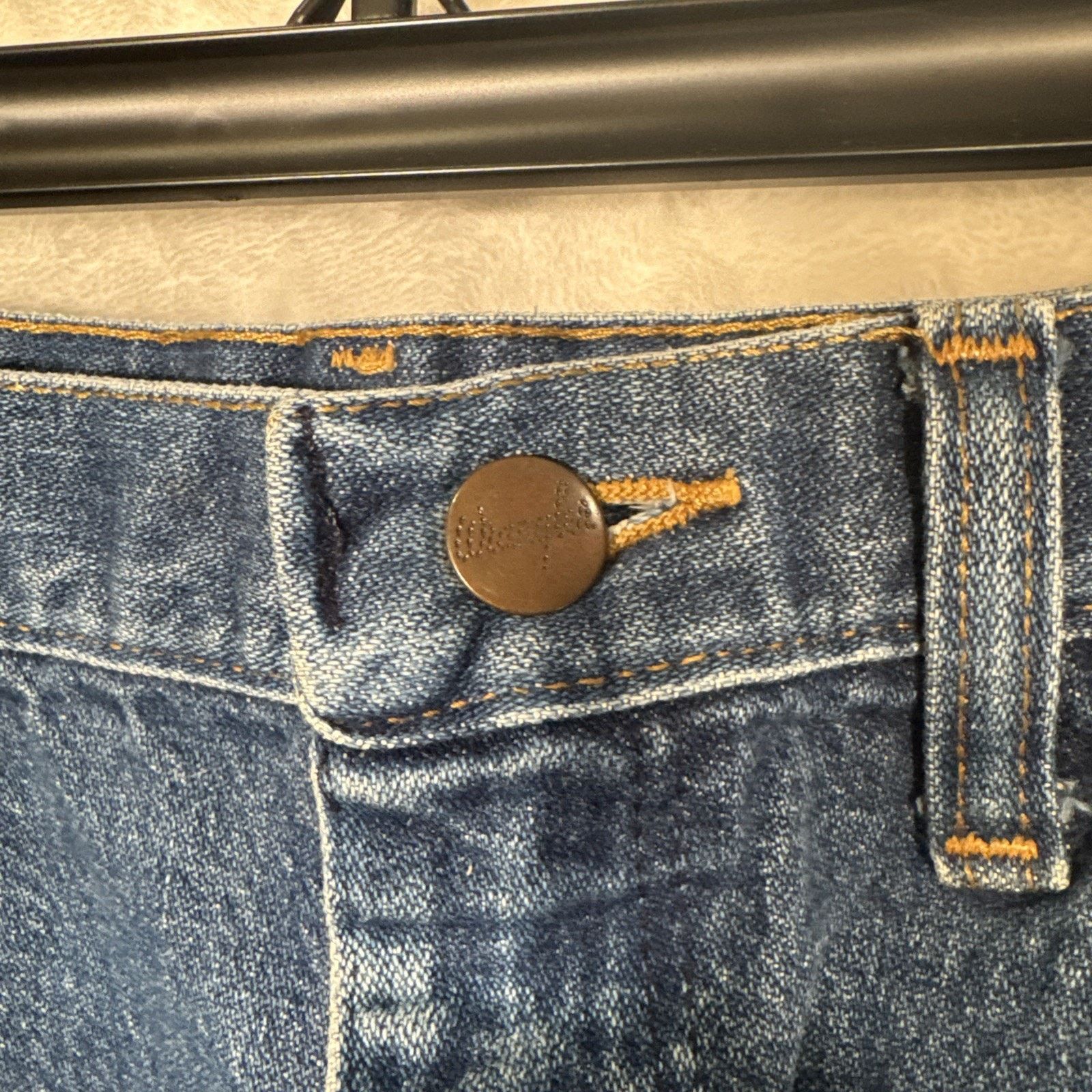Wrangler Wrangler Shorts Mens 34 Blue 13MWZ Cutoff Distressed Cowboy Size US 34 / EU 50 - 2 Thumbnail