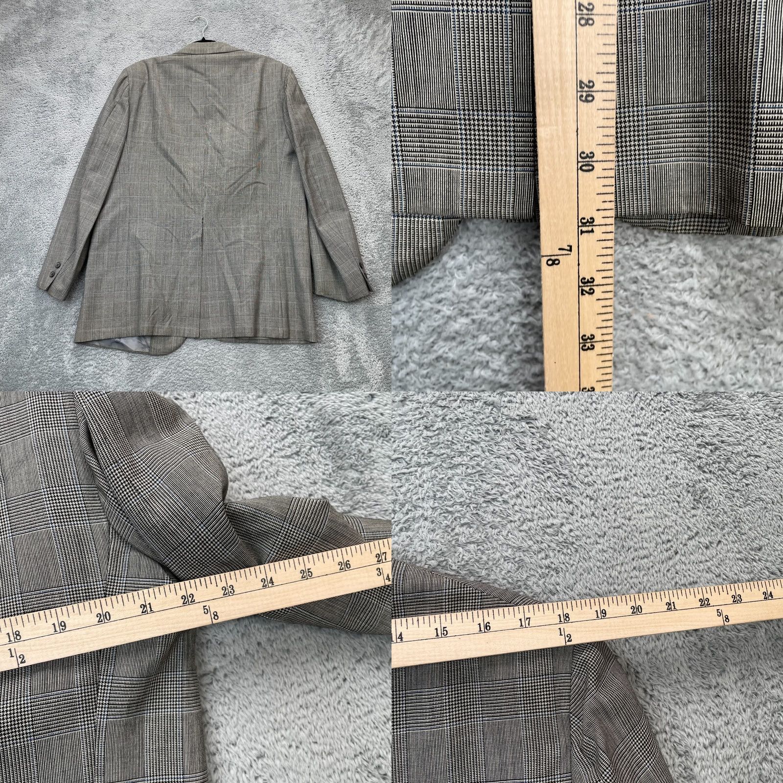 Brooks Brothers 2. The new title focuses on most important selling points and keywords: "Vintage Brooks Brothers Jacket", "Regular Gray", "45 Plaid", "Business Size US L / EU 52-54 / 3 - 9 Thumbnail