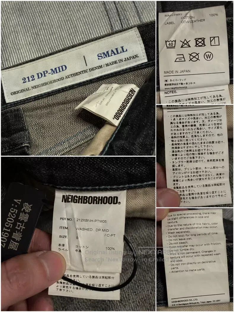 Neighborhood Neighborhood size S Basic Washed Denim Jeans Size US 27 - 6 Thumbnail