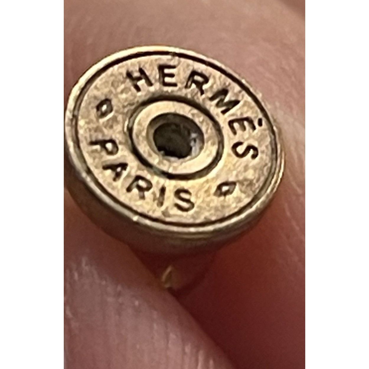 Hermes Hermès "H" Rose Gold & White Enamel Stud Earrings In Box Size ONE SIZE - 10 Thumbnail
