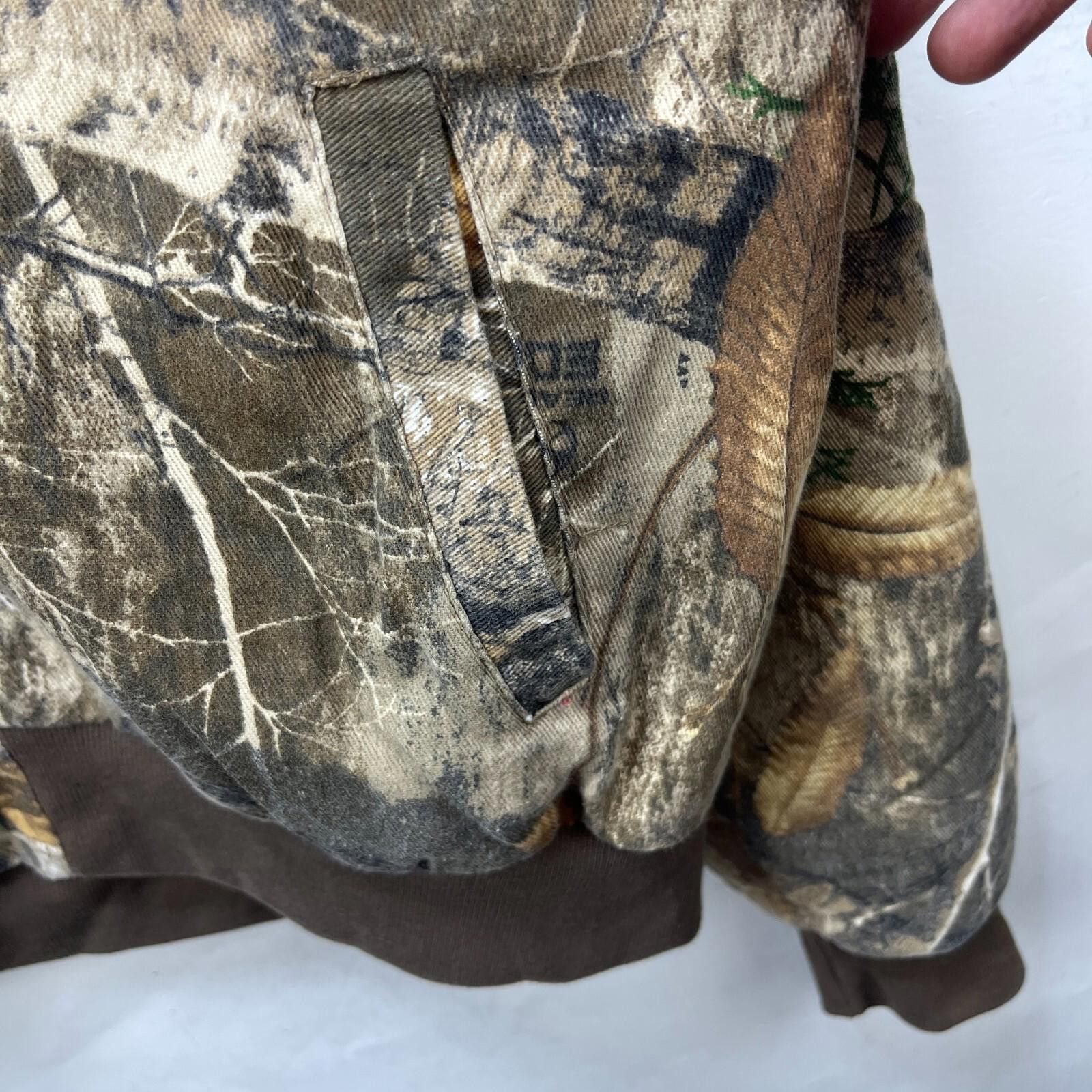 Realtree Vintage Realtree Camo Y2K Quilted Hooded Zip-Up Jacket 2XL Size ONE SIZE - 7 Thumbnail