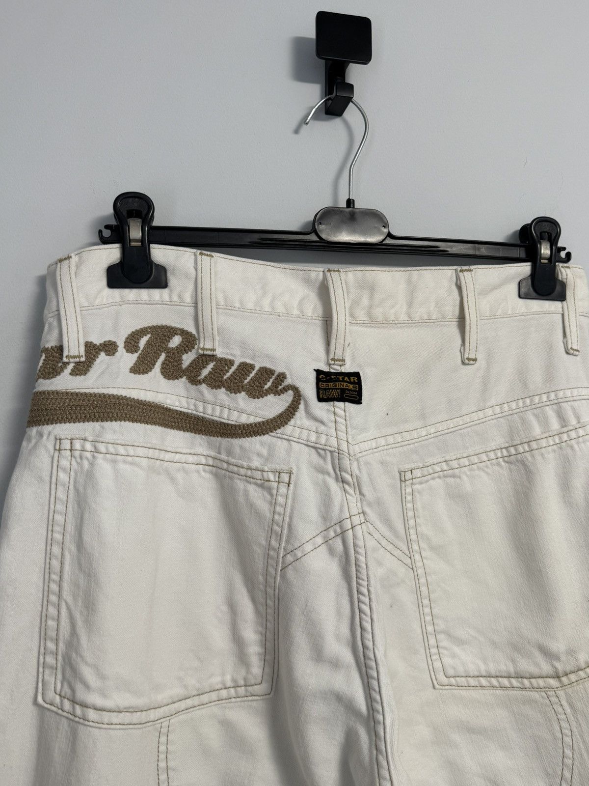 G-Star G star Raw Pants Vintage Big Logo 90’s Size US 33 - 3 Thumbnail