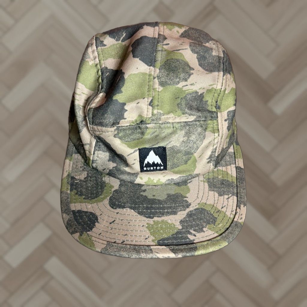 Burton Burton 5 Panel Hat Camo Graphic Logo Military One Size Men Adjustable Polyester Multicolor Brand Outdoor Snowboarding Cap Size ONE SIZE - 1 Thumbnail