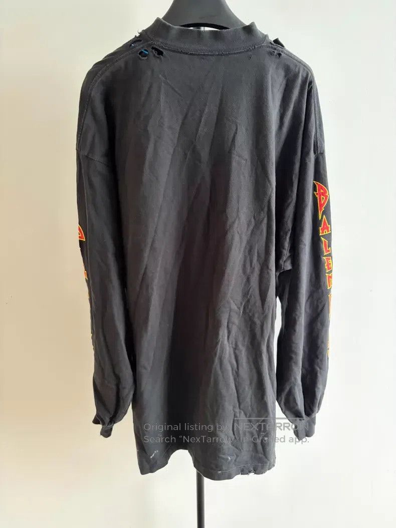 Balenciaga Balenciaga Lightning Letter Pattern Crew Neck Long Sleeve Size US S / EU 44-46 / 1 - 2 Thumbnail