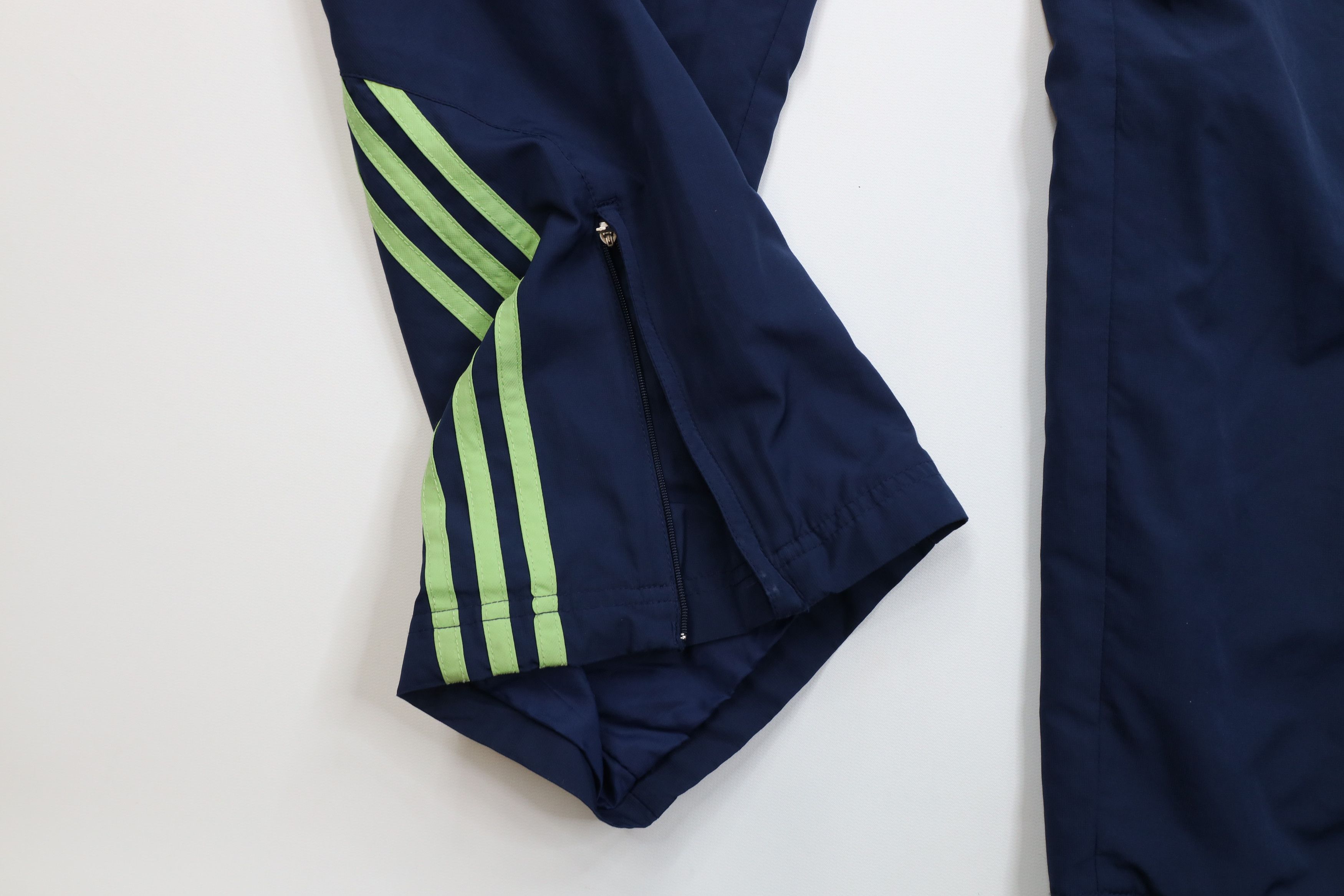 Adidas Vintage 90s Y2K Adidas Lined Wide Leg Windbreaker Pants Size 36" / US 14 / IT 50 - 6 Thumbnail