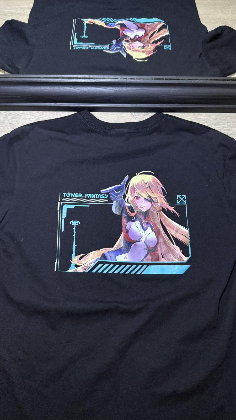 Hook-Ups Vintage / Y2K Tower Of Fantasy MMORPG Video Game Promo Shirt Size US L / EU 52-54 / 3 - 2 Thumbnail