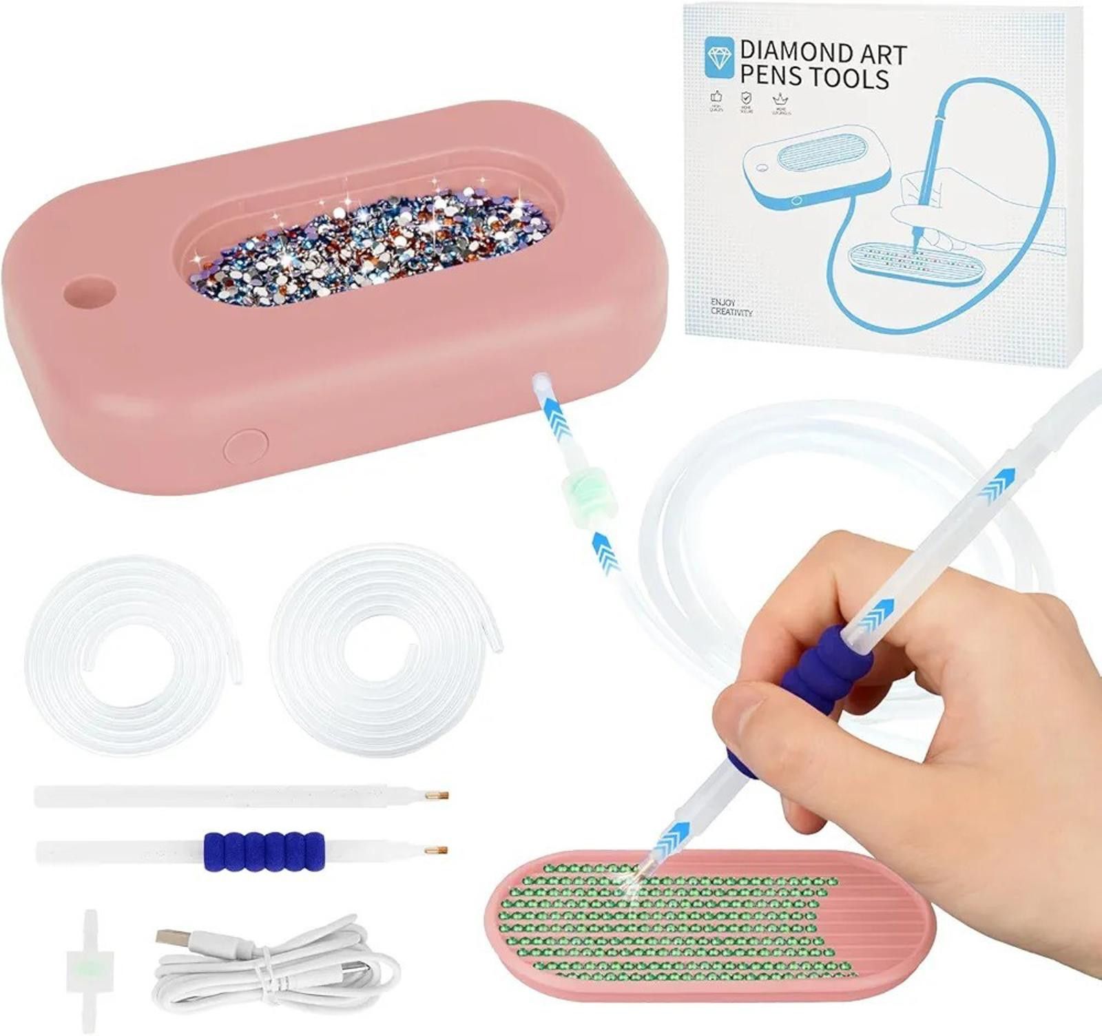 Unwanted Electric Diamond Art Pen Kit with Vacuum Tools purple Size ONE SIZE - 1 Thumbnail