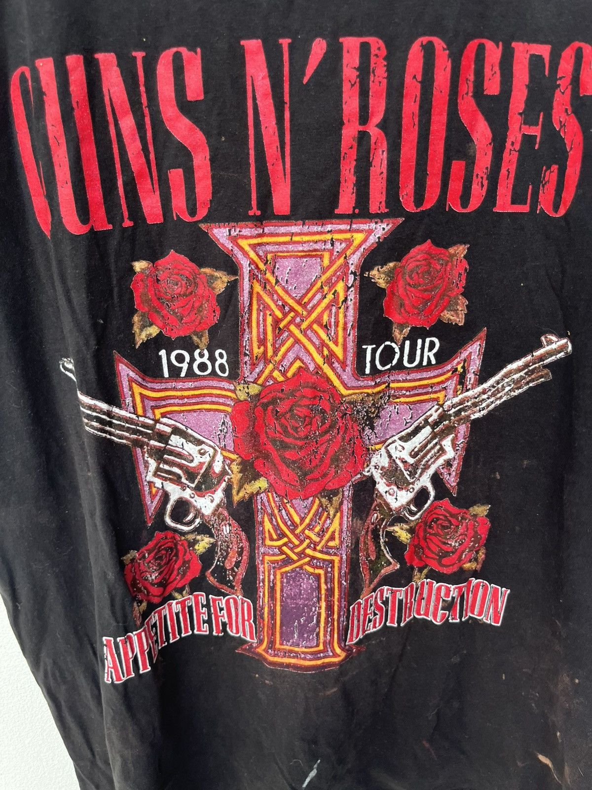 Band Tees 💥Guns N Roses 1988 Repro Tour Tee Size US M / EU 48-50 / 2 - 5 Thumbnail