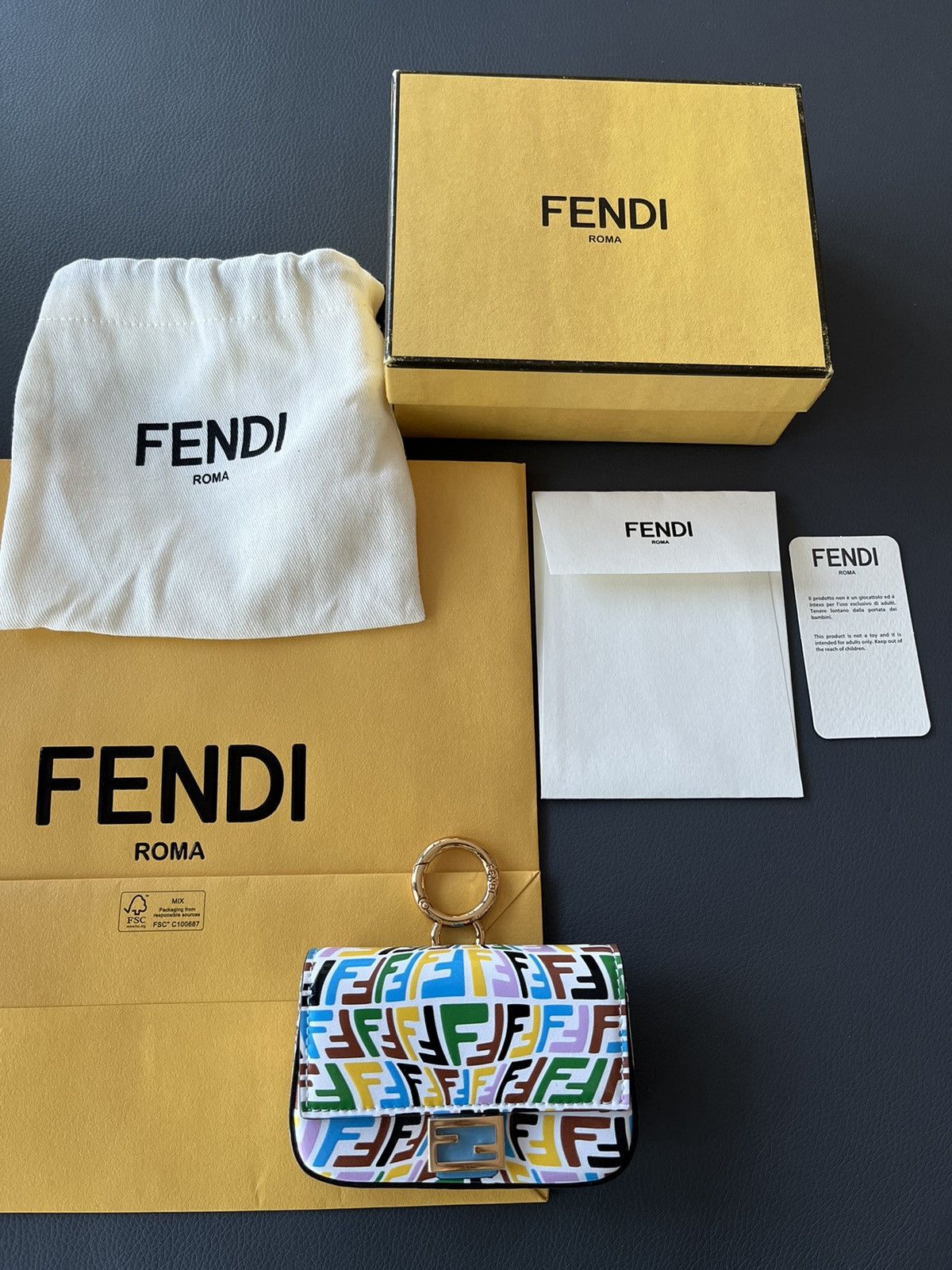 Fendi Fendi Super Runway Mini Bouquet Charm Bag Brand New Size ONE SIZE - 14 Thumbnail
