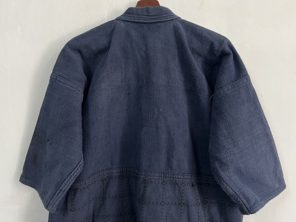Indigo Vintage Indigo Kendo Bulldog Dyed Boro Patchwork Kimono Size US L / EU 52-54 / 3 - 7 Thumbnail