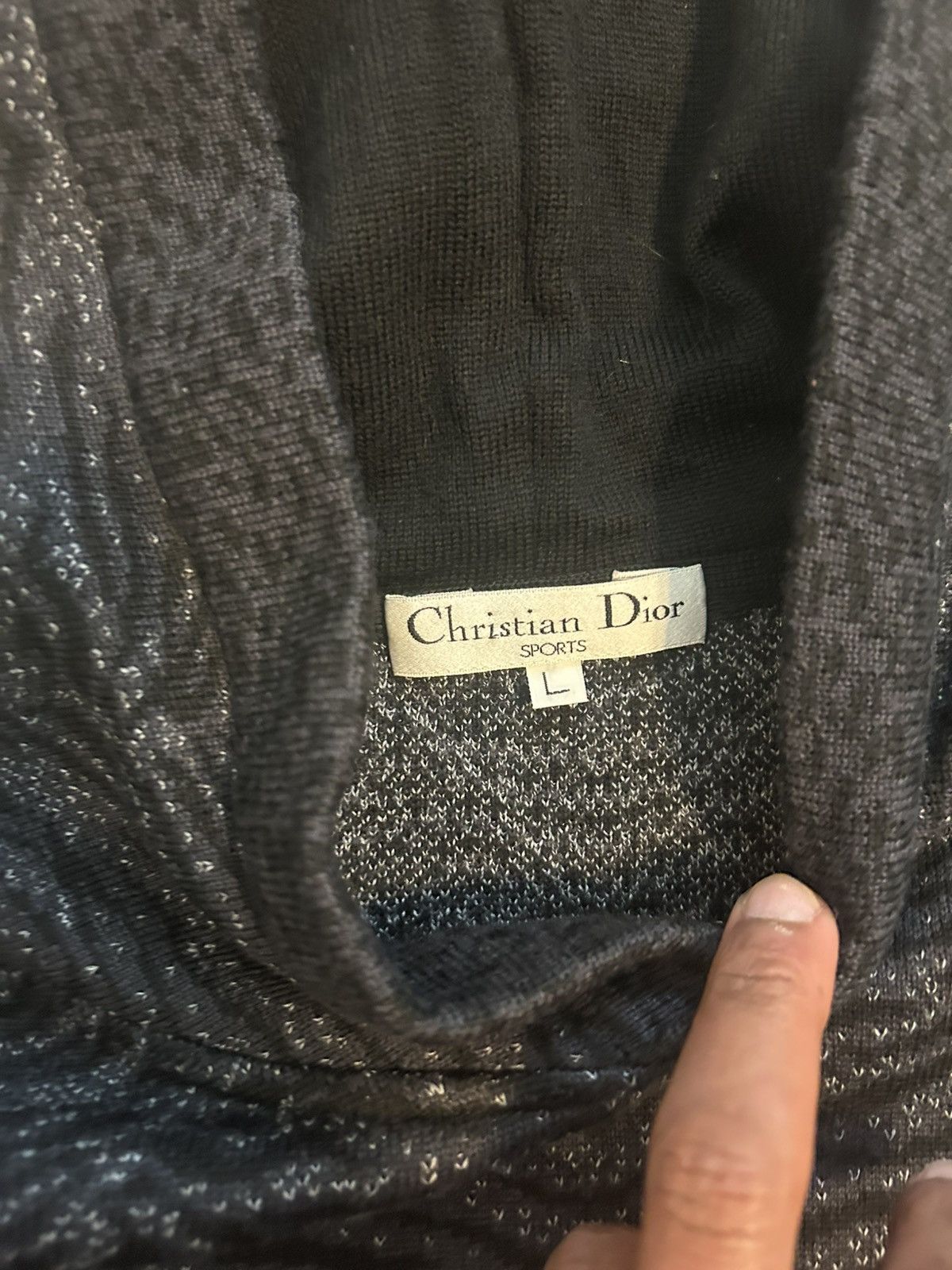 Dior × Japanese Brand dior sport print hoodie Size L / US 10 / IT 46 - 3 Thumbnail