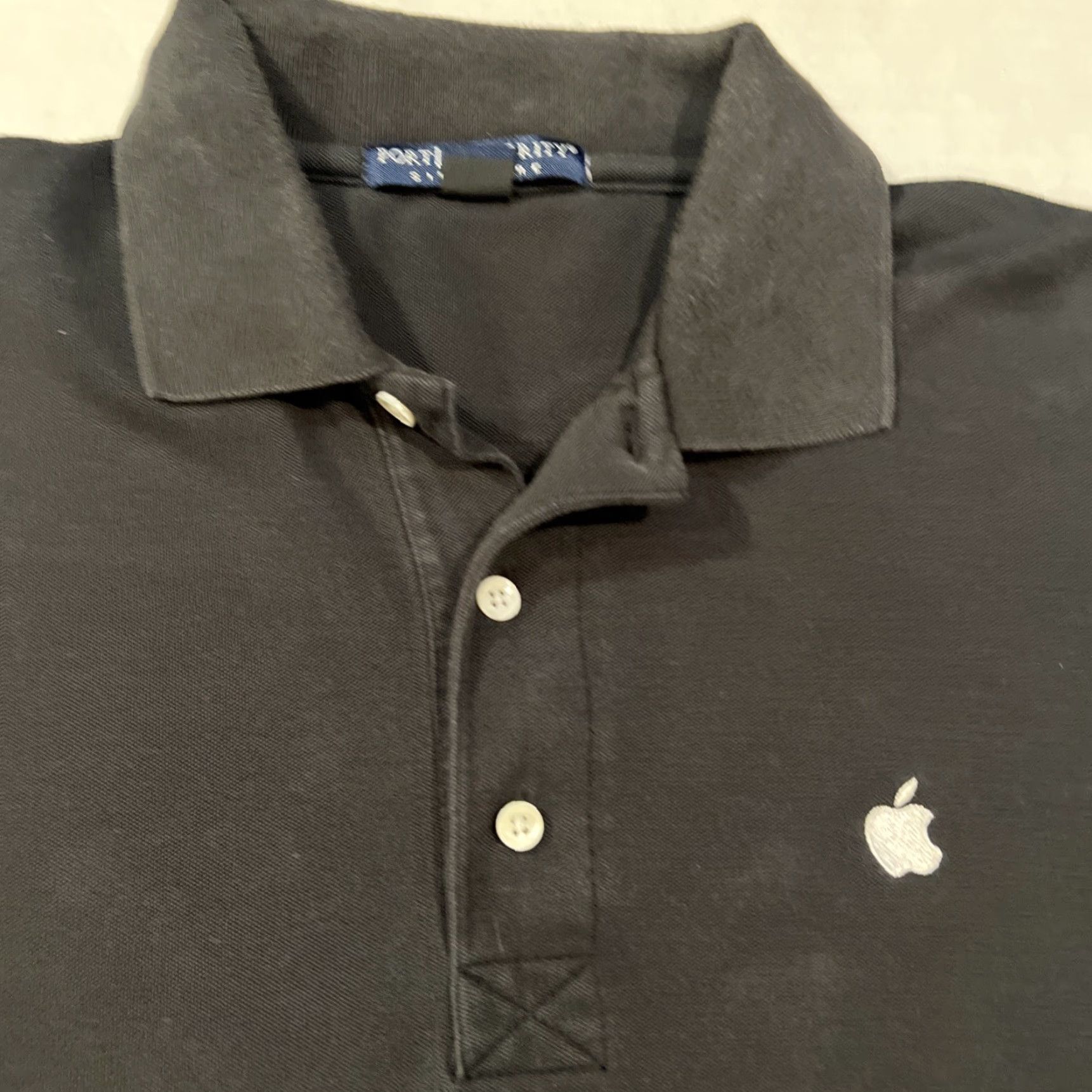 Apple VINTAGE Apple Store Employee Polo Shirt Black Mac Embroidered Logo Medium Mens Shirt XS? Size US M / EU 48-50 / 2 - 2 Thumbnail