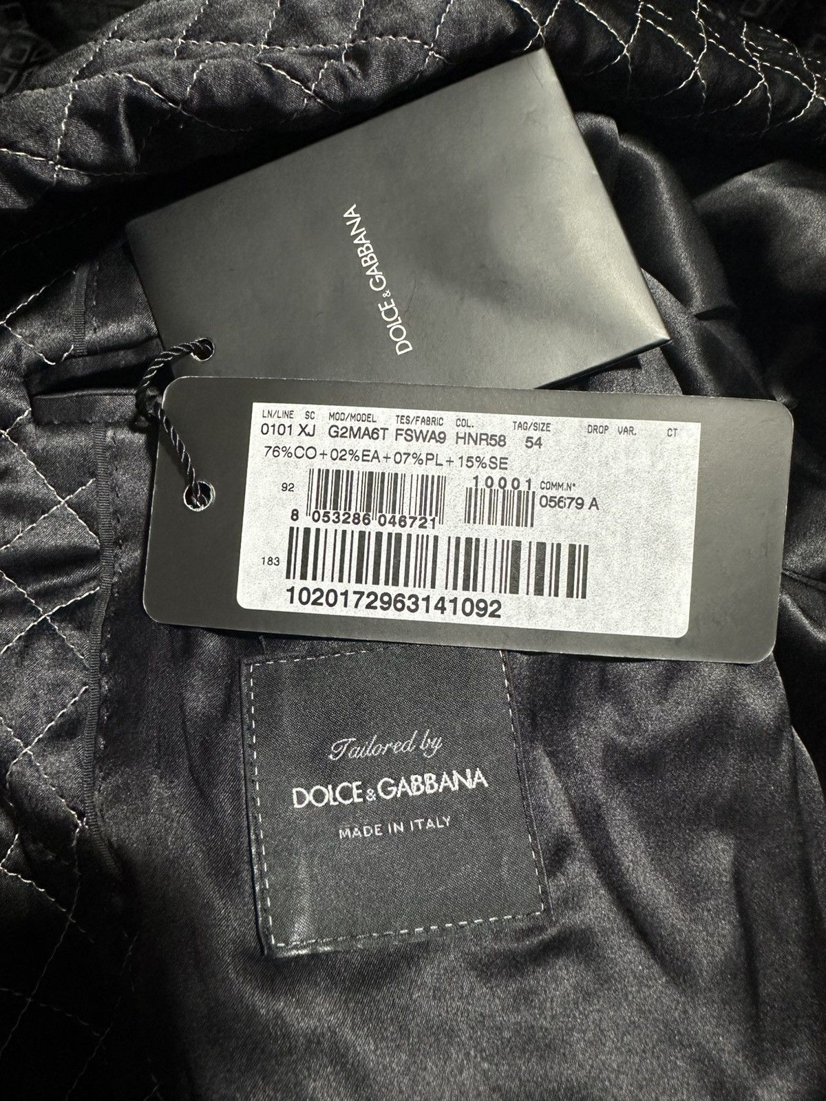 Dolce & Gabbana velour floral blazer