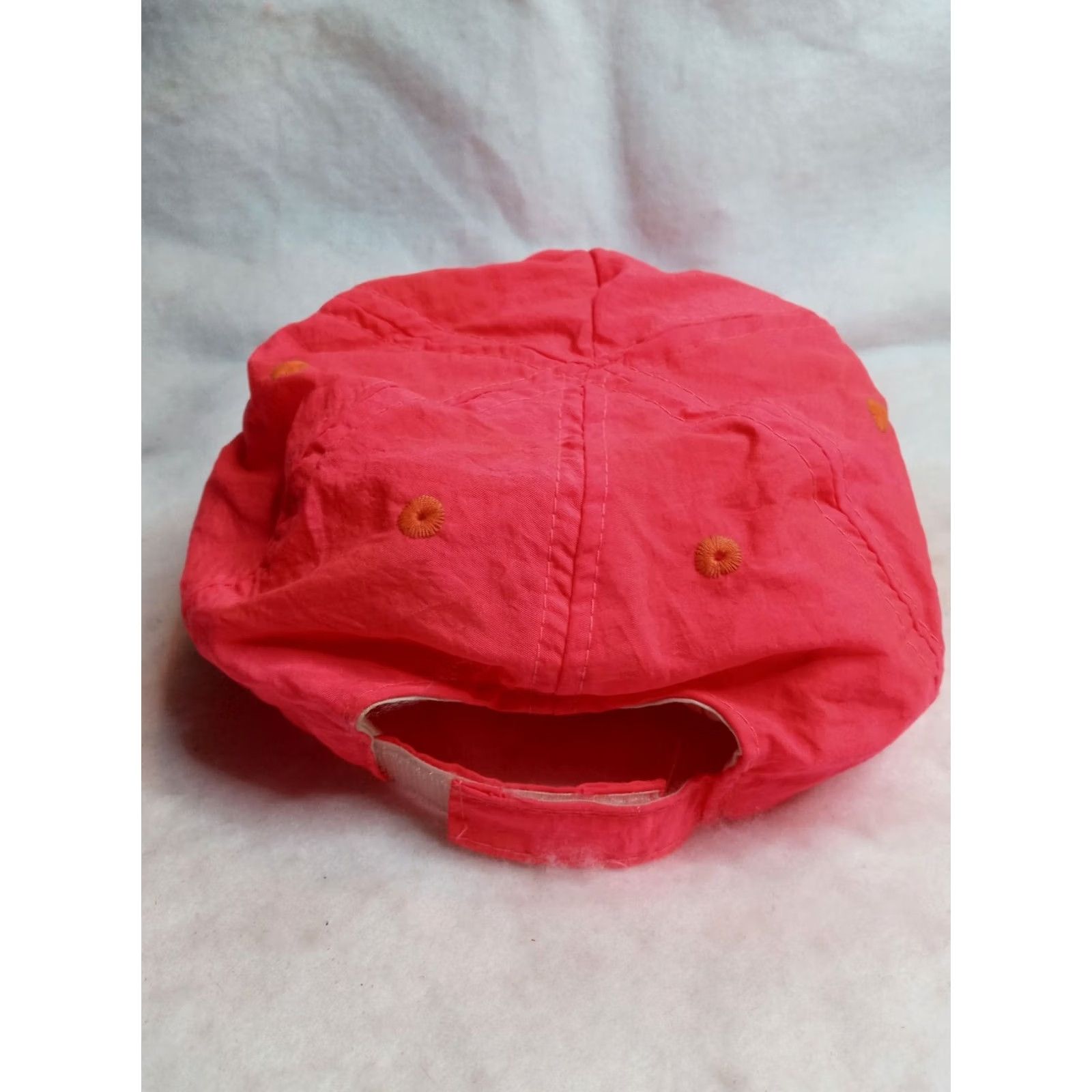 Pinko VINTAGE Dive N Surf Neon pink Adjustable Nylon Hat 1990 Redondo Beach pro plus Hat Adult Men Pink Nylon Baseball Cap Adjustable Beac h Size ONE SIZE - 2 Thumbnail