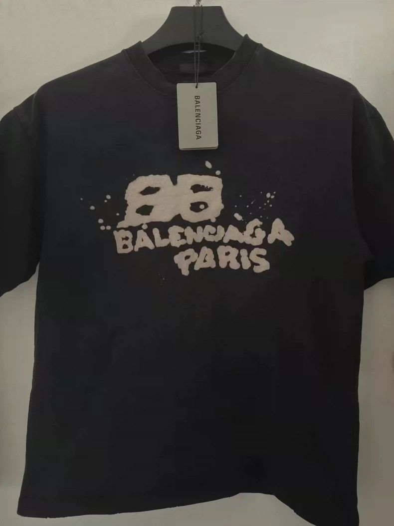 Balenciaga Balenciaga Splatter Short Sleeve Size US XS / EU 42 / 0 - 1 Thumbnail