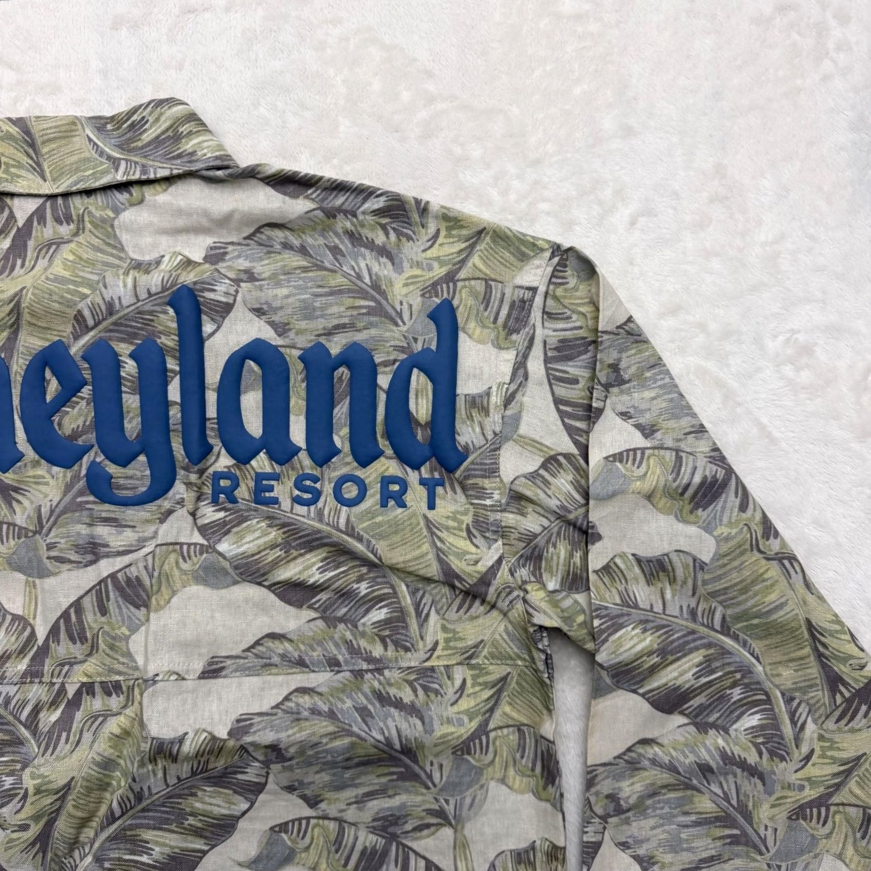 Disney VINTAGE Disney Spirit Jersey Disneyland Resort Jacket Mens Medium Green Tropical Mickey Size US M / EU 48-50 / 2 - 3 Thumbnail