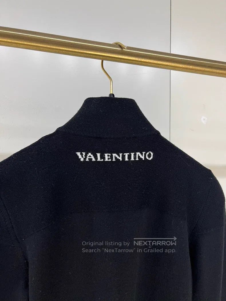 Valentino Valentino Sheep wool monogram jacket coat Size S / US 4 / IT 40 - 4 Thumbnail