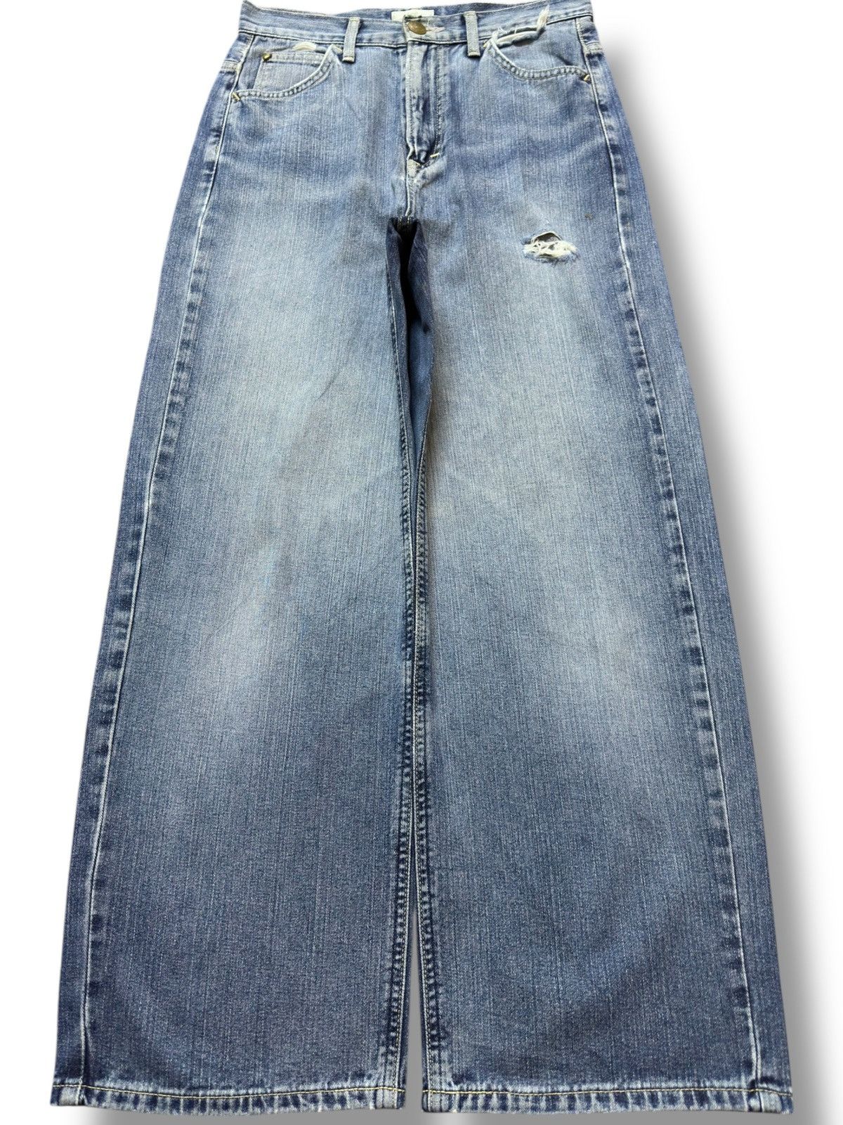 Lee Vintage Lee X Earth Music&Ecology Baggy WidenLeg Skate Denim Size US 29 - 1 Thumbnail